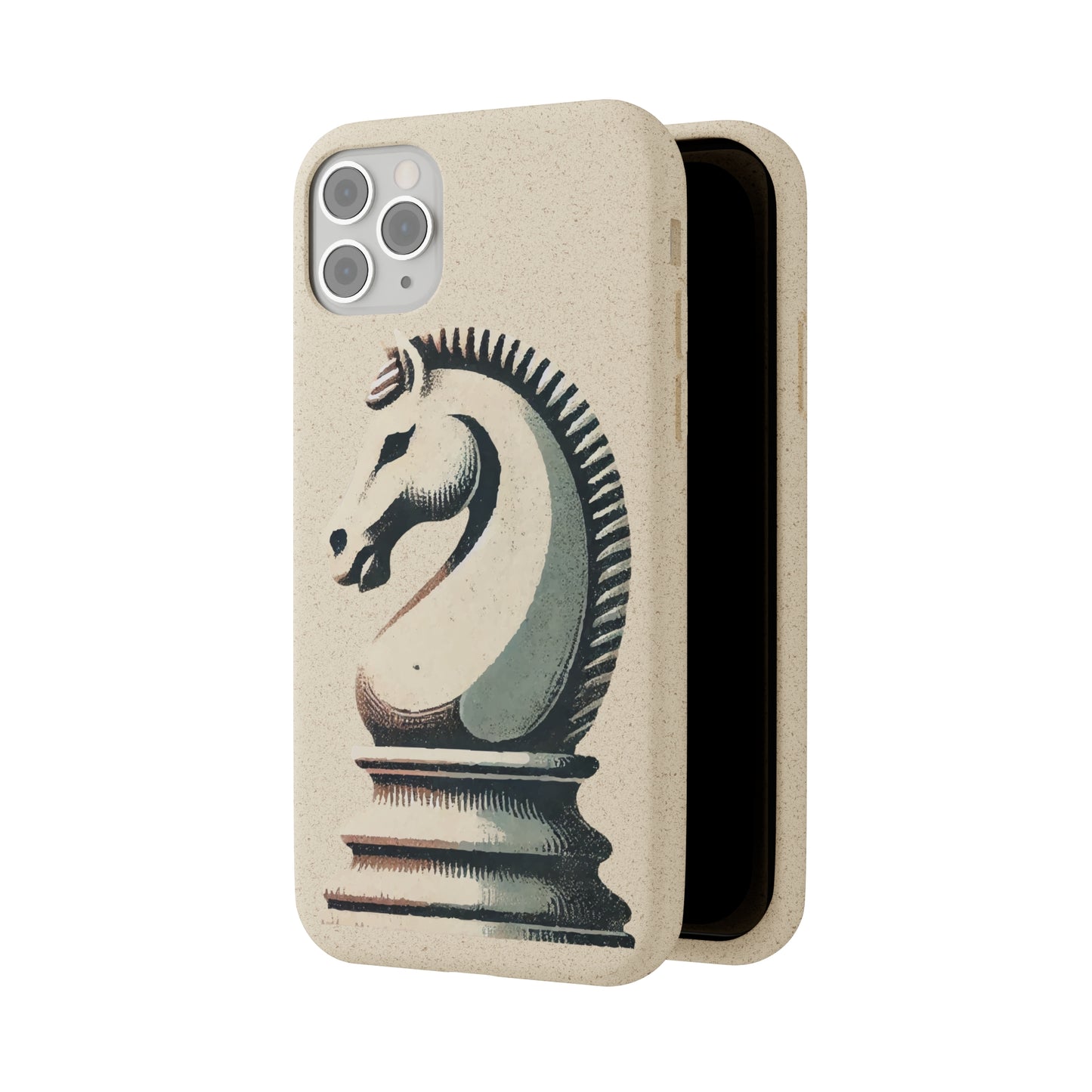 “Biodegradable Phone Case – Vintage Knight Design, Eco-Friendly Choice”   Phone Case