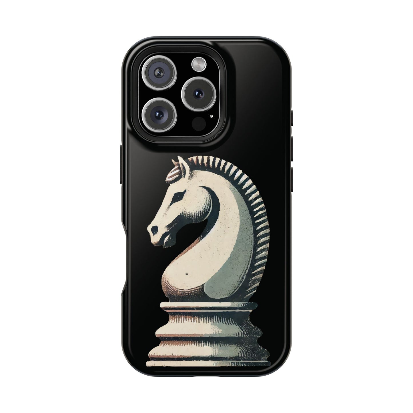 “Magnetic Tough Phone Case – Vintage Knight Design, Durable Protection”   Phone Case