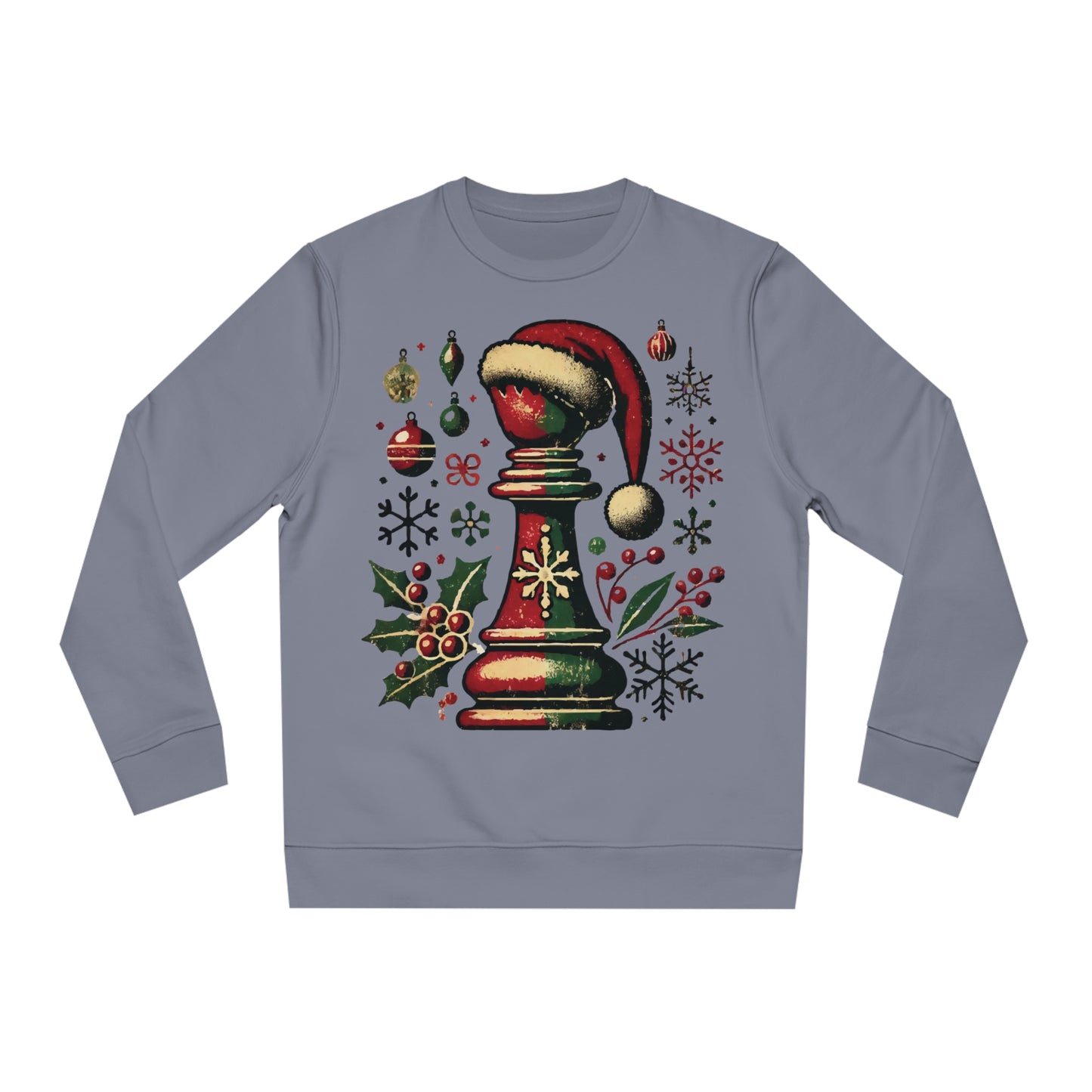 Sudadera Unisex Changer - Alfil Vintage Navideño, Elegancia y Comodidad   Sweatshirt