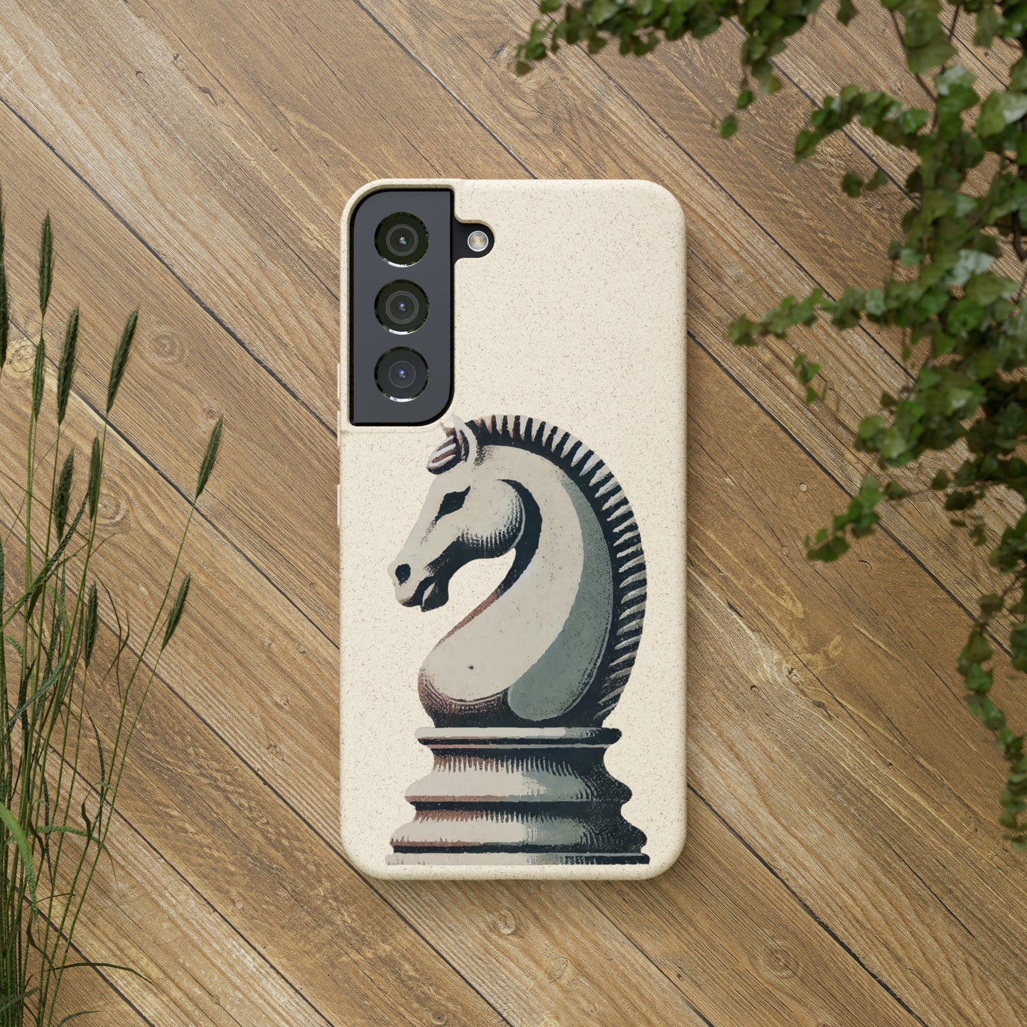 “Biodegradable Phone Case – Vintage Knight Design, Eco-Friendly Choice”   Phone Case