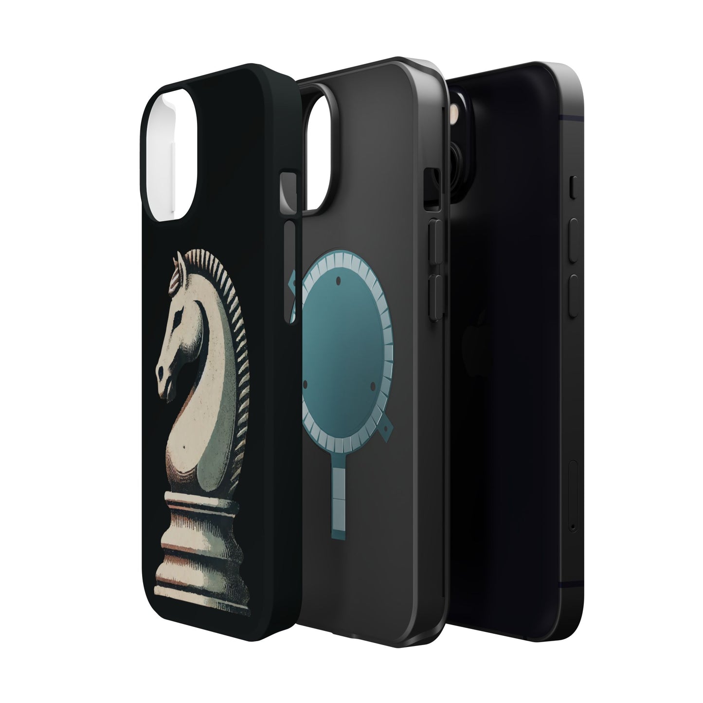 “Magnetic Tough Phone Case – Vintage Knight Design, Durable Protection”   Phone Case