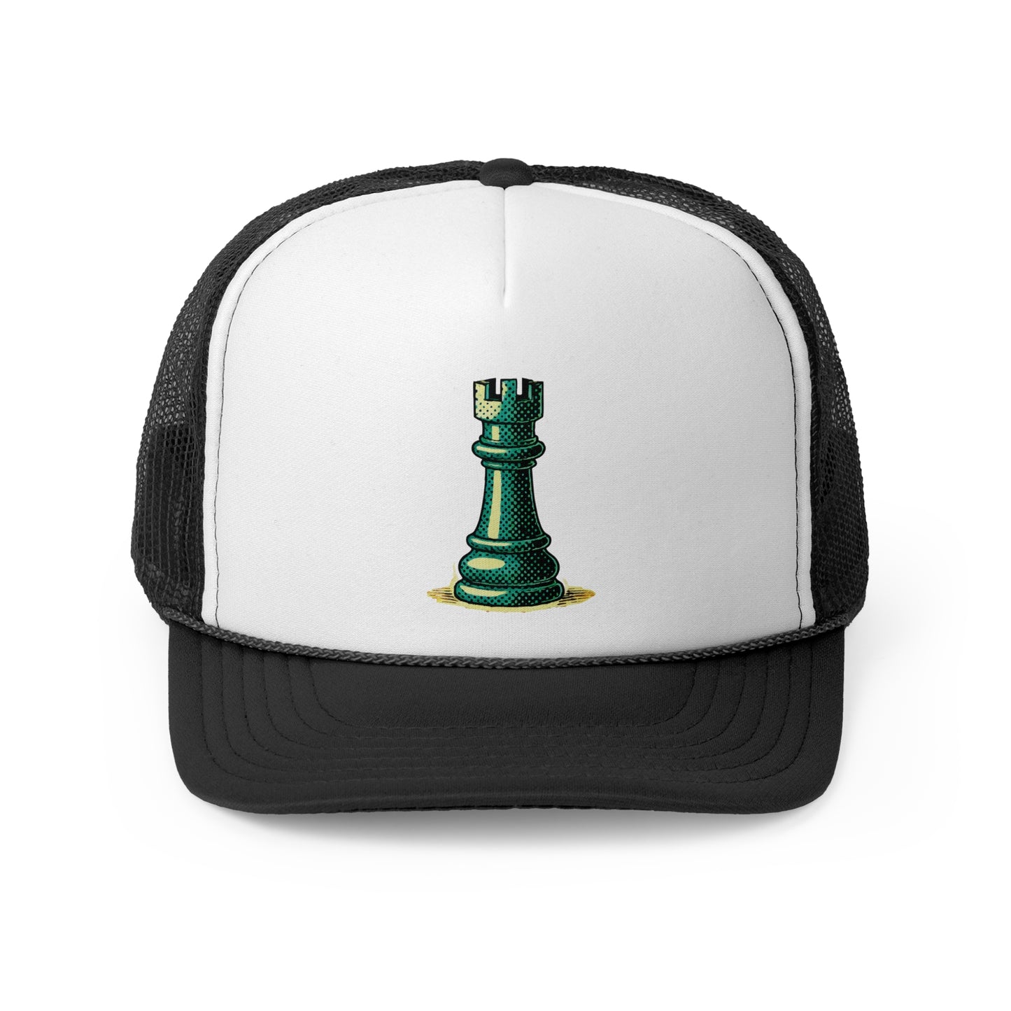 Chess Tower Pop Art Trucker Cap   Hats  27.00 Black-One-size