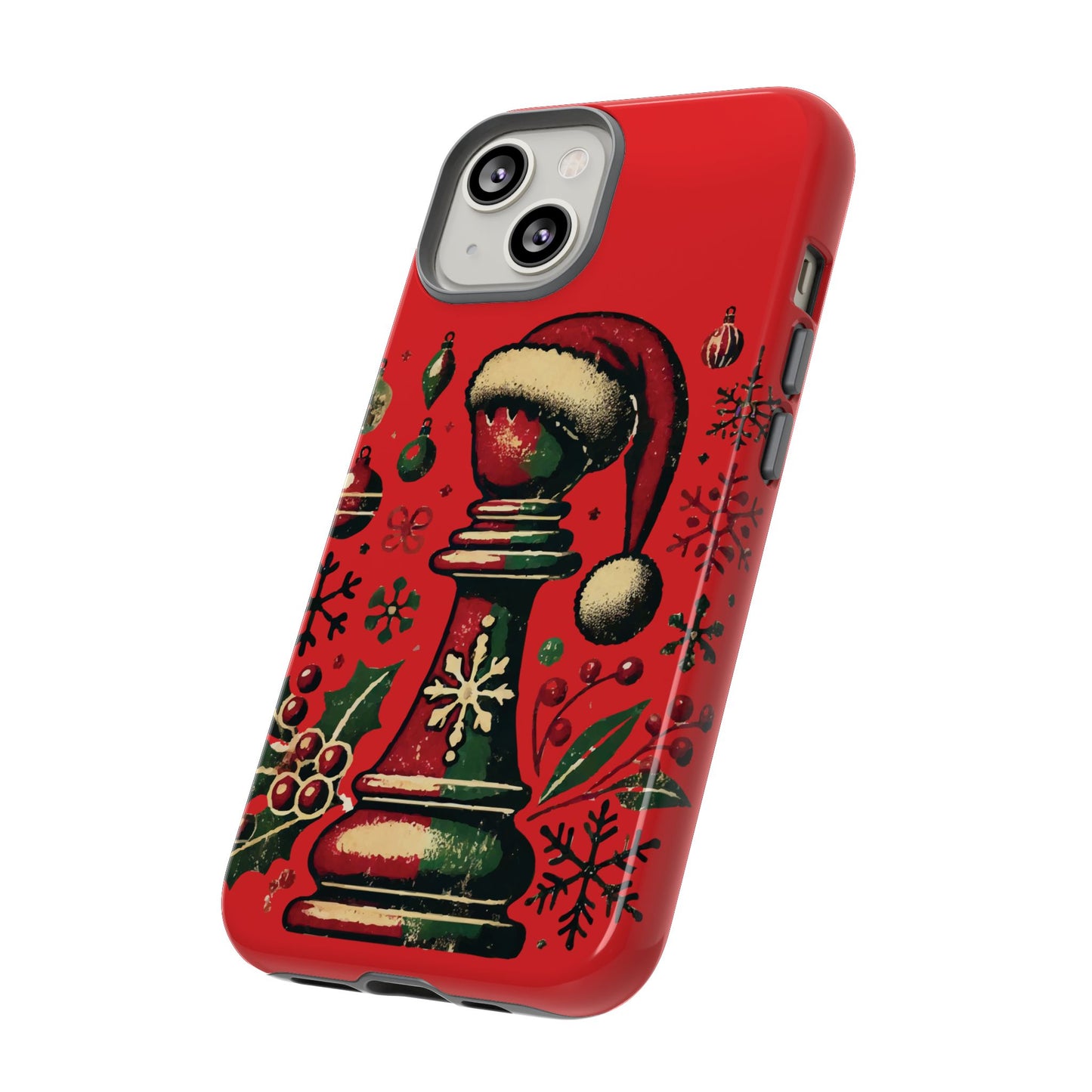 Fundas Tough para Móvil - Alfil Vintage Navideño, Doble Protección   Phone Case