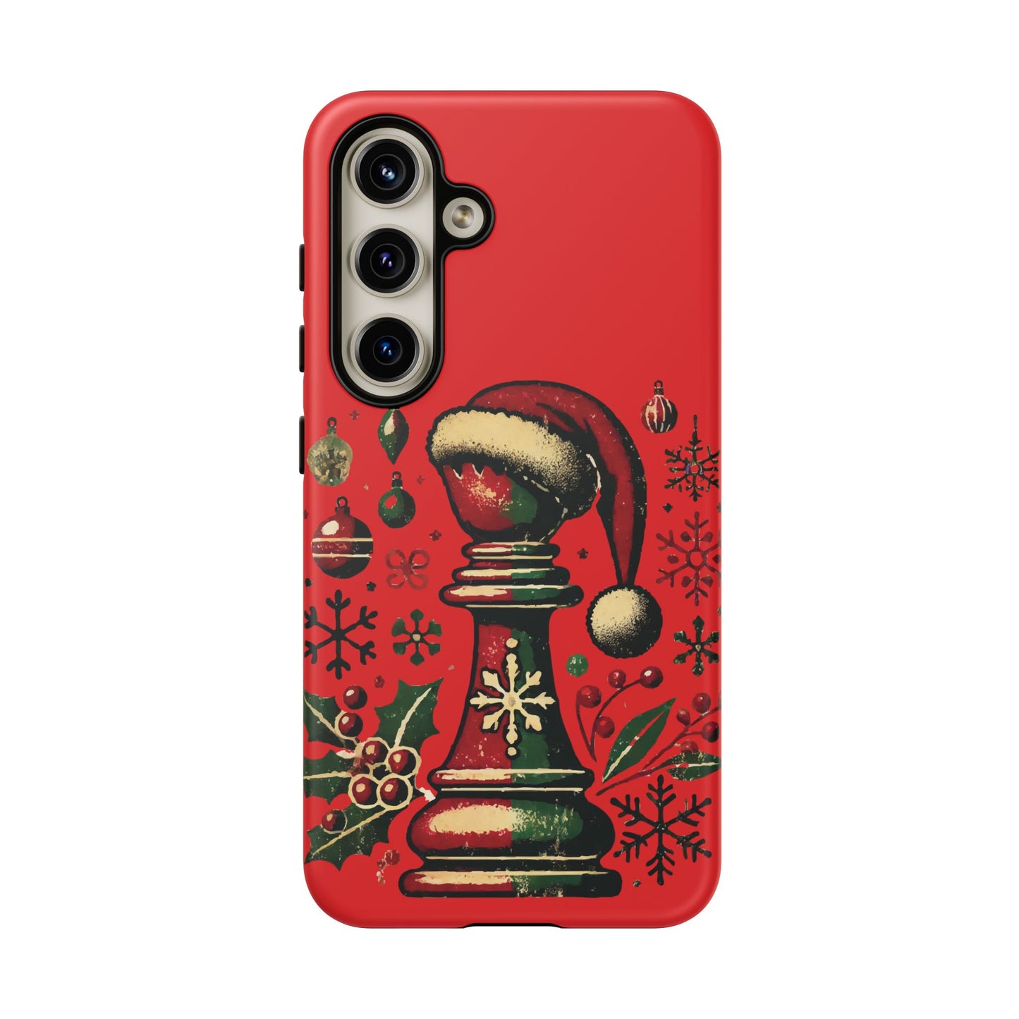 Fundas Tough para Móvil - Alfil Vintage Navideño, Doble Protección   Phone Case  24.00 Samsung-Galaxy-S24-Matte