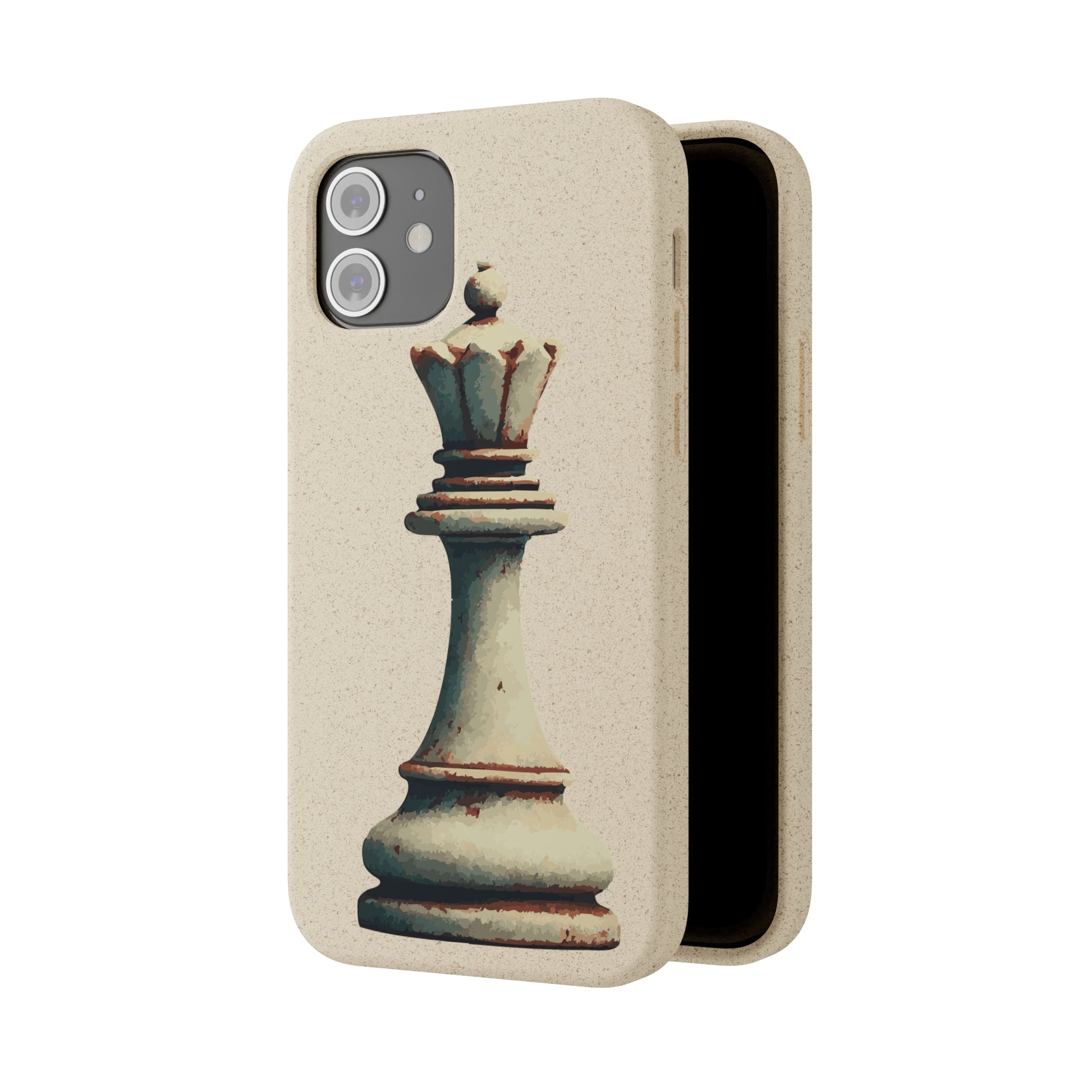 “Funda Biodegradable Reina de Ajedrez – Estilo Retro y Sostenible”   Phone Case