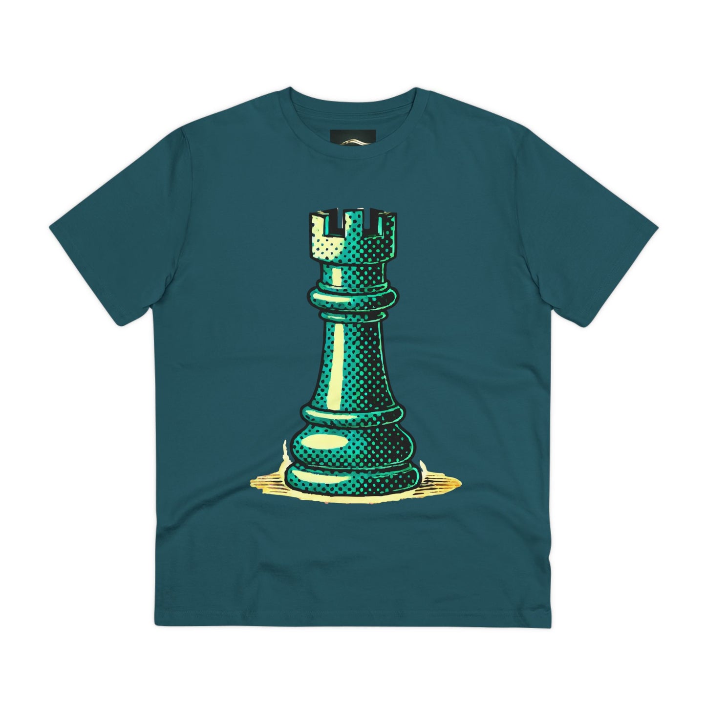 Chess Tower Organic cotton T-shirt   T-Shirt  39.00 Stargazer-3XL