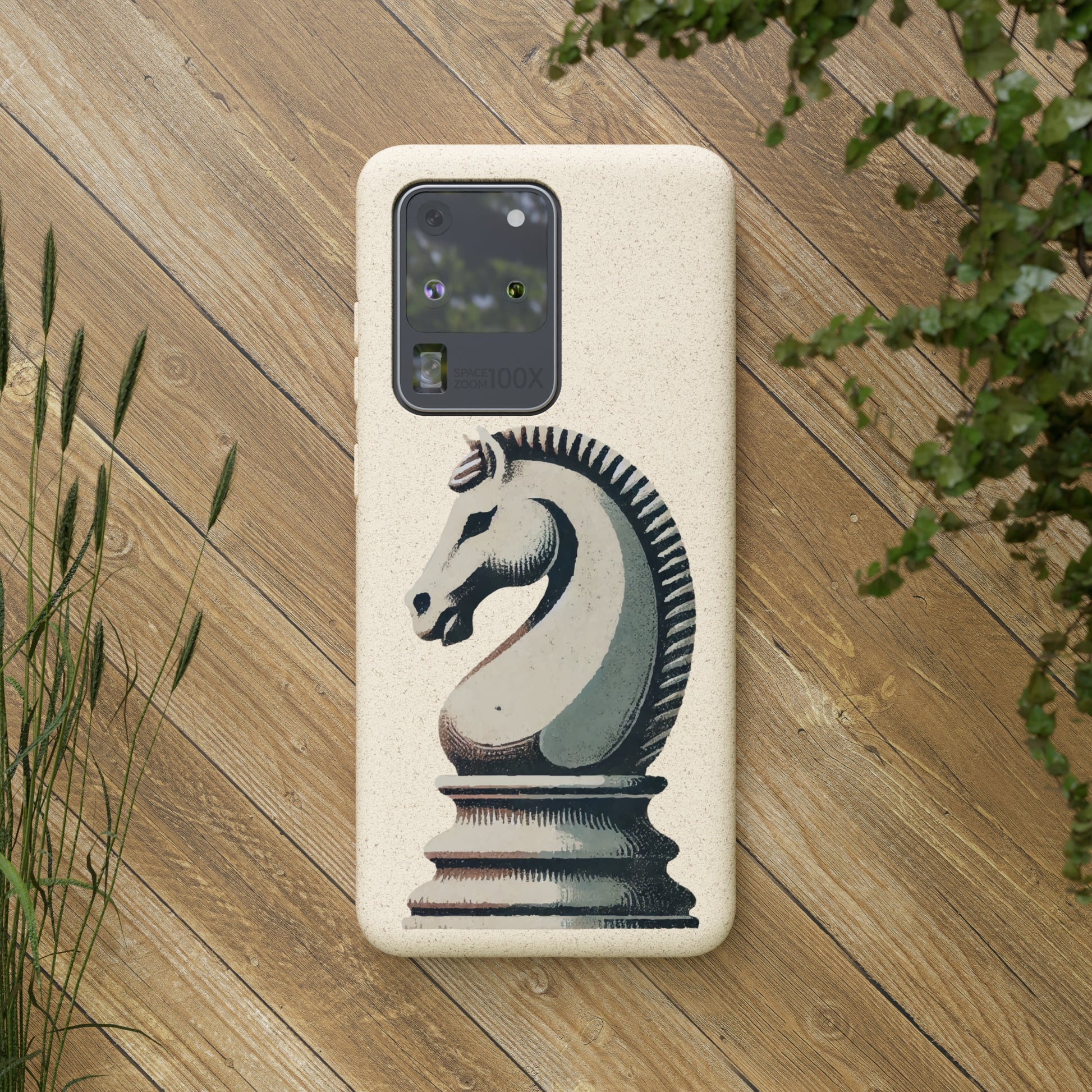 “Biodegradable Phone Case – Vintage Knight Design, Eco-Friendly Choice”   Phone Case