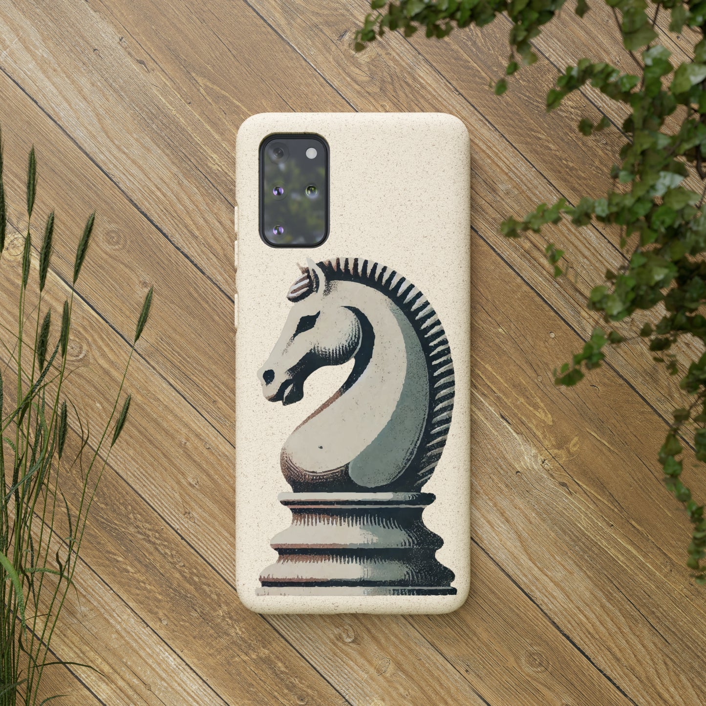 “Biodegradable Phone Case – Vintage Knight Design, Eco-Friendly Choice”   Phone Case