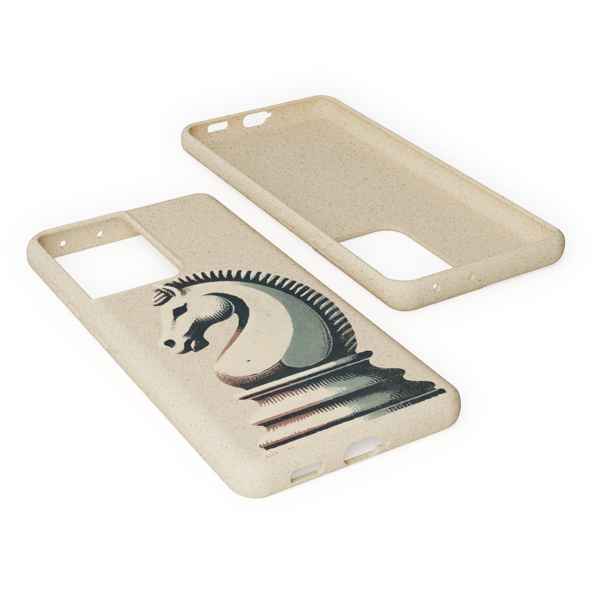 “Biodegradable Phone Case – Vintage Knight Design, Eco-Friendly Choice”   Phone Case