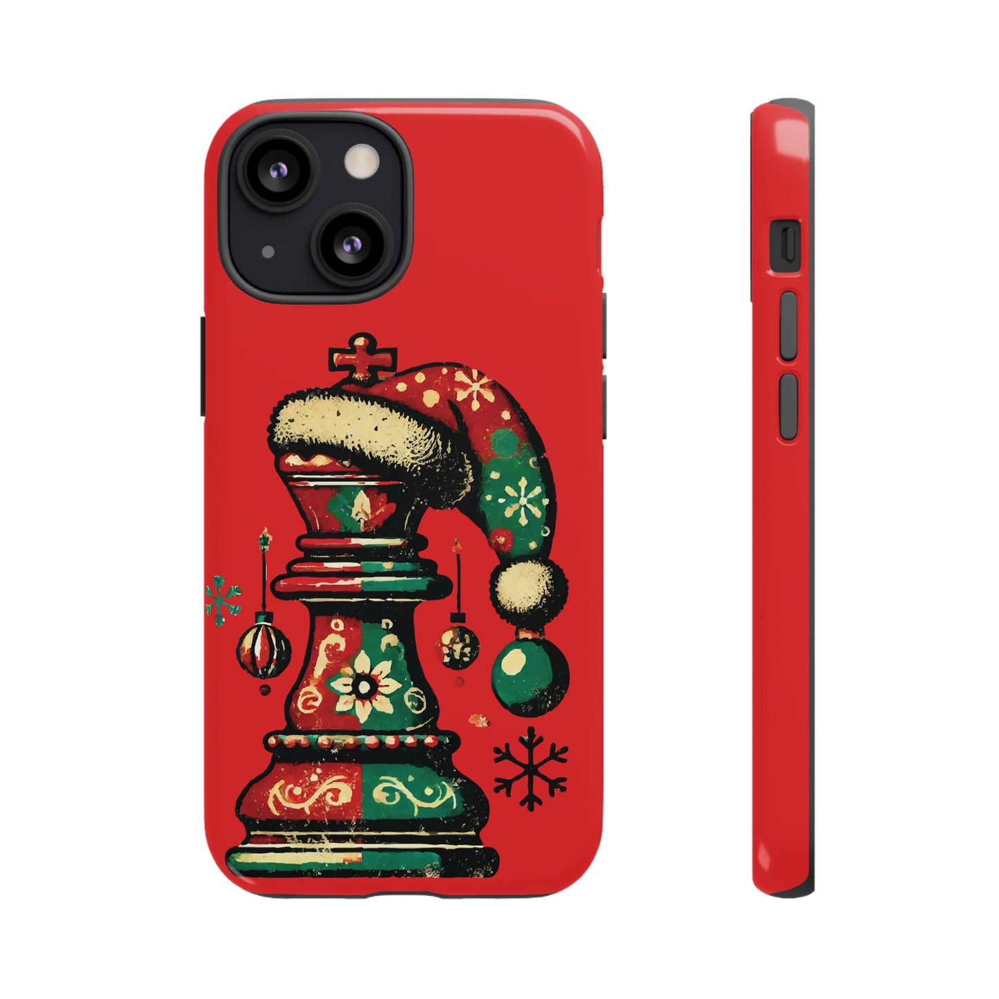 Funda Tough Case Rey Vintage – Protección y estilo navideño retro   Phone Case  24.00 iPhone-13-Mini-Glossy