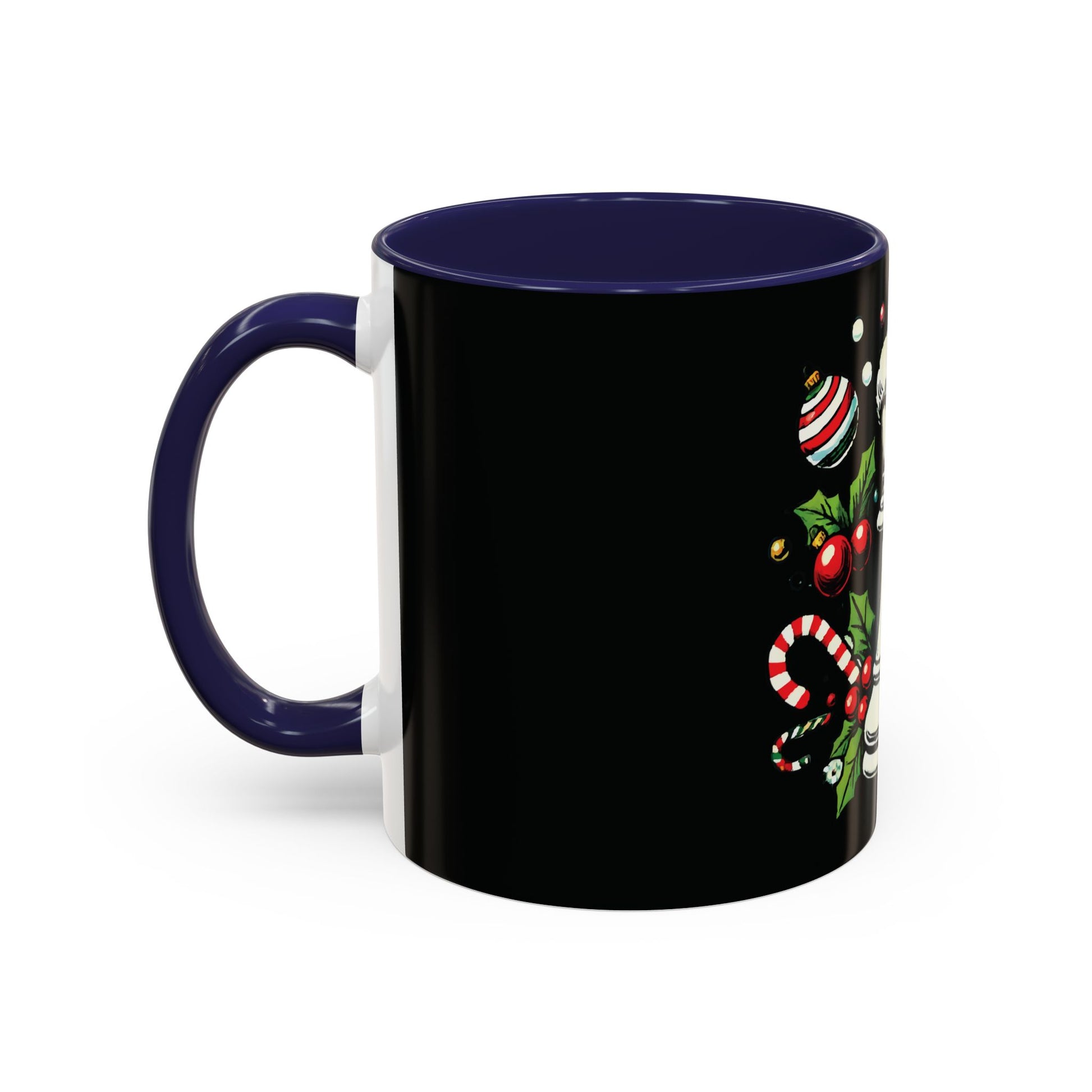 Taza de Café Navideña con Alfil de Ajedrez en Pop Art - 11oz y 15oz   Mug