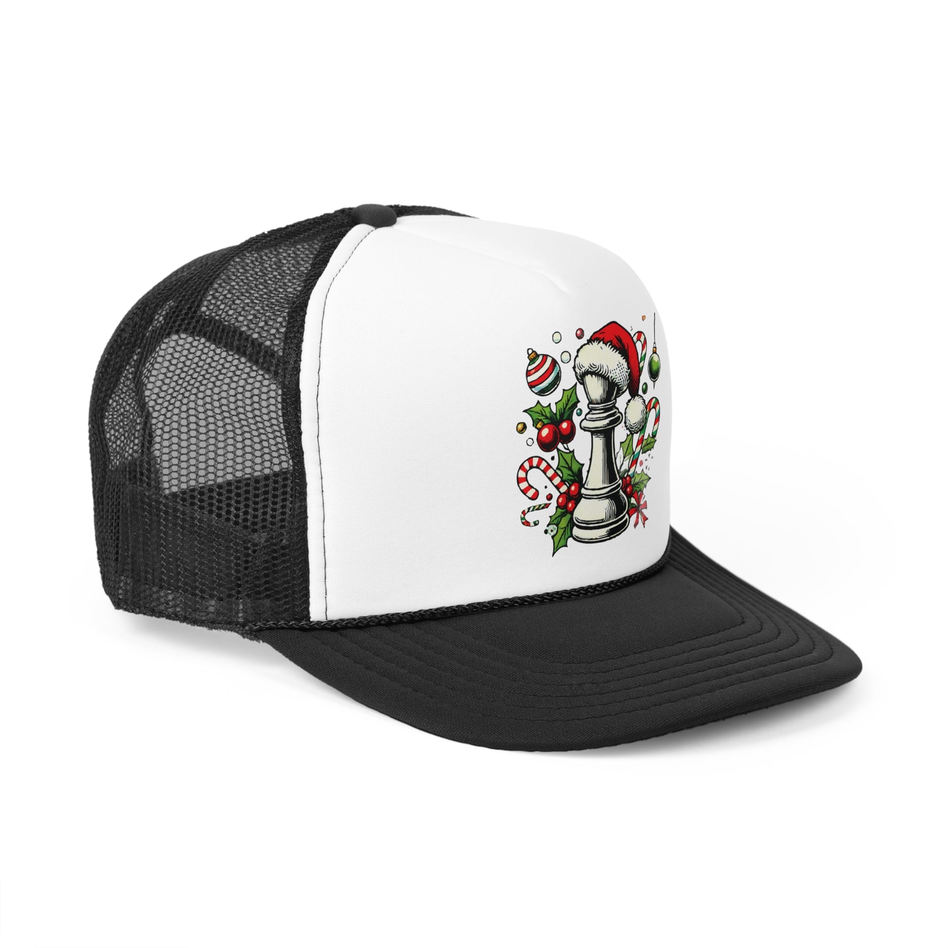 Gorra Tracker Unisex - Estilo Festivo Alfil en Pop Art para Temporada   Hats