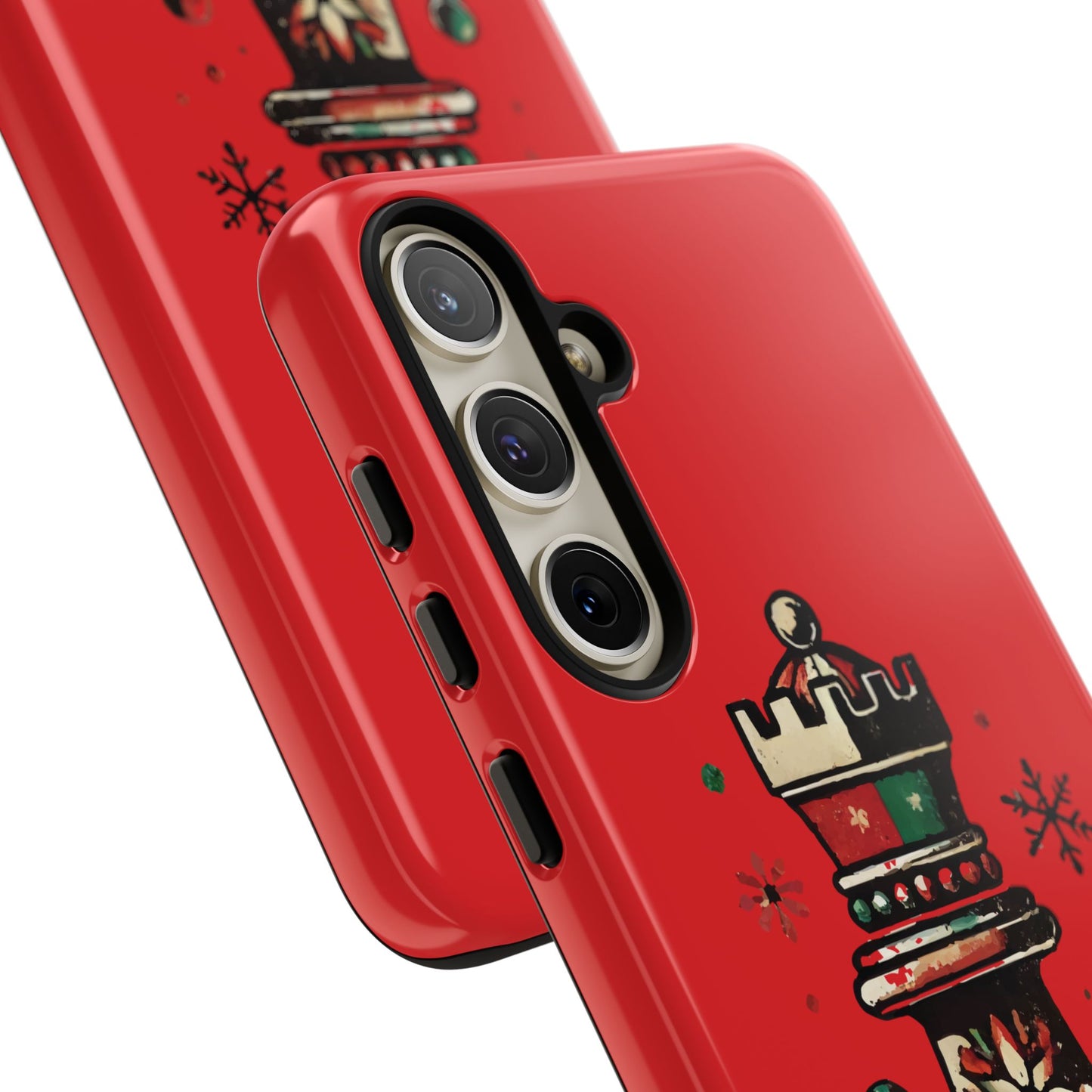 Funda Protectora para Móvil con Diseño de Torre de Ajedrez Vintage Navideño   Phone Case