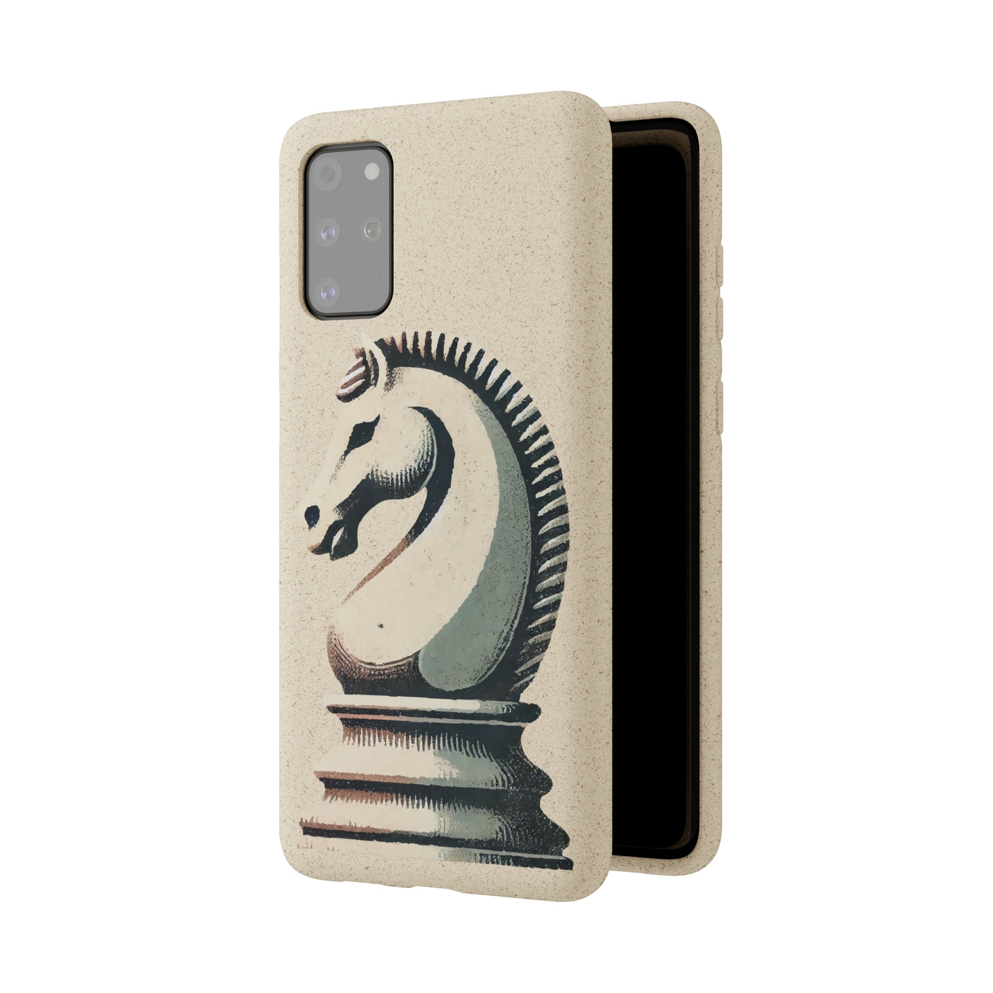 “Biodegradable Phone Case – Vintage Knight Design, Eco-Friendly Choice”   Phone Case