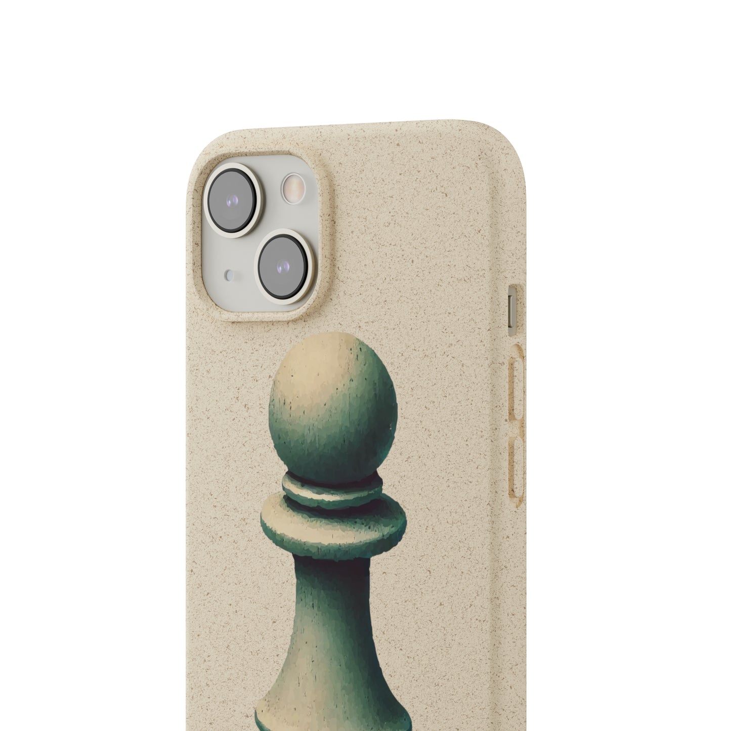 “Biodegradable Phone Case – Vintage Pawn Design, Eco-Friendly Choice”   Phone Case