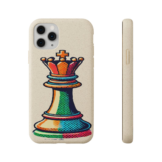 “Funda Biodegradable Rey de Ajedrez – Protección Sostenible Pop Art”   Phone Case  33.00 iPhone-11-Pro