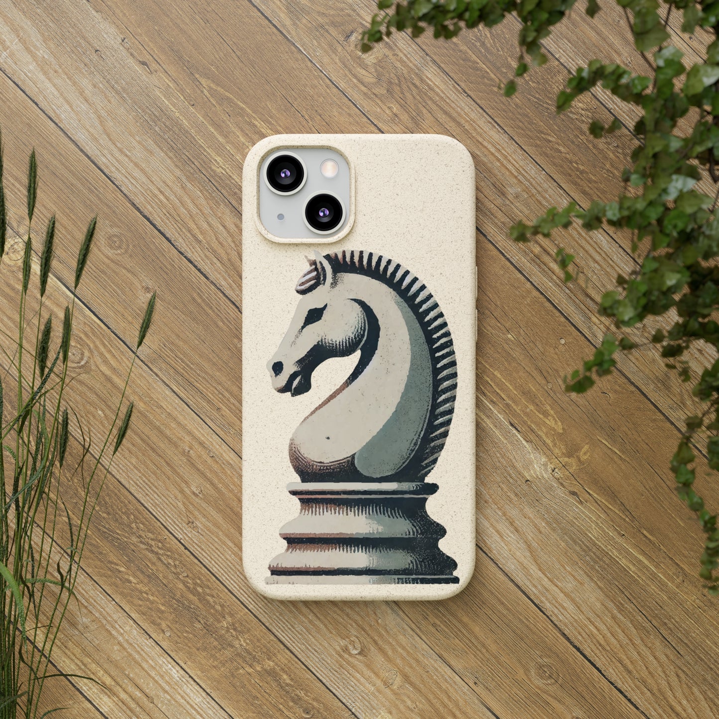 “Biodegradable Phone Case – Vintage Knight Design, Eco-Friendly Choice”   Phone Case