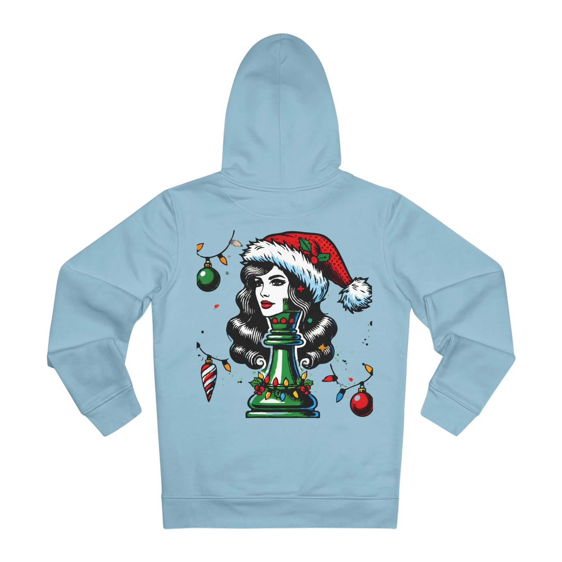 Unisex Cruiser Hoodie - Reina Pop Art Navidad, Estilo y Comodidad   Hoodie