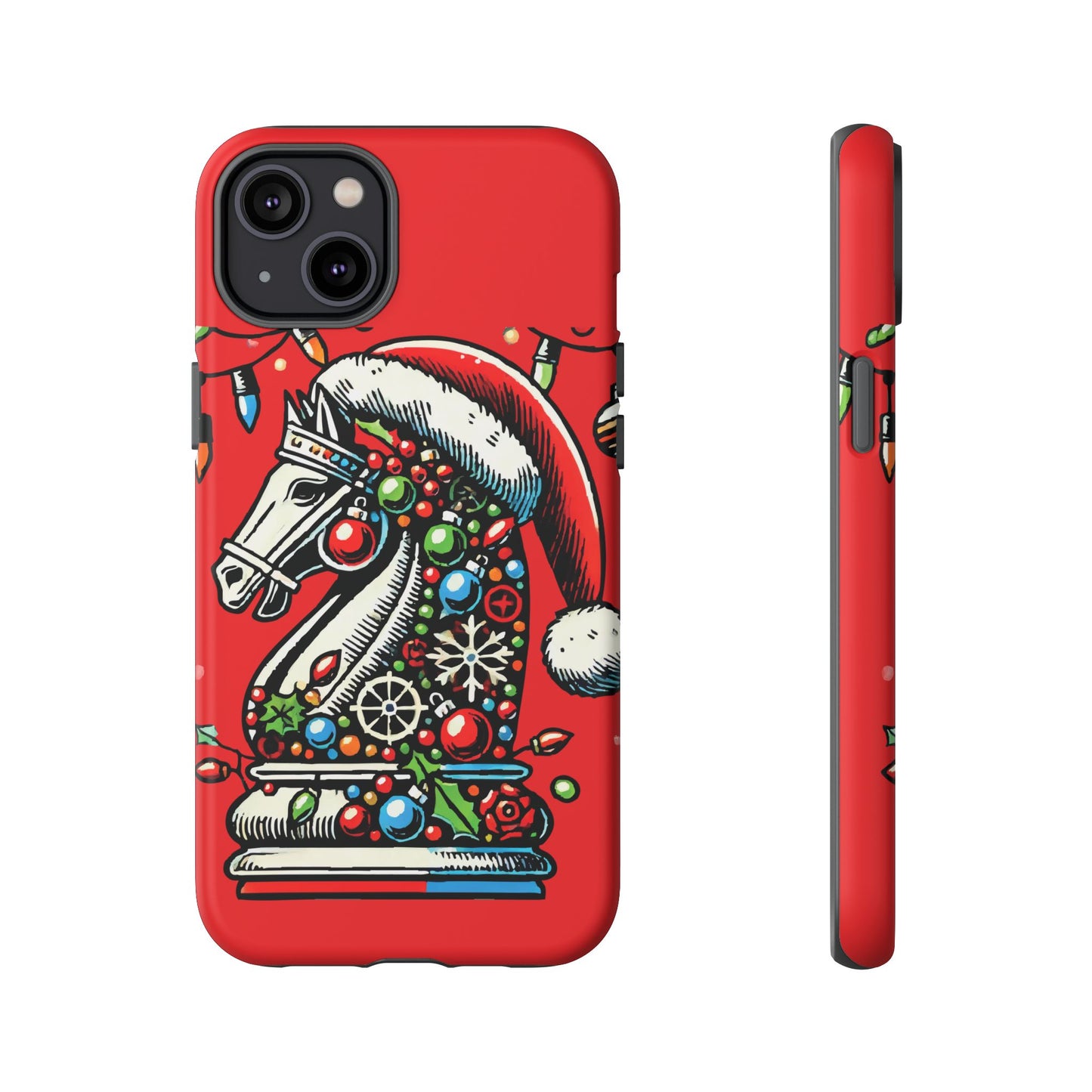 Funda Tough Navidad - Caballo Ajedrez Pop Art para iPhone, Samsung y Pixel   Phone Case  24.00 iPhone-14-Plus-Matte