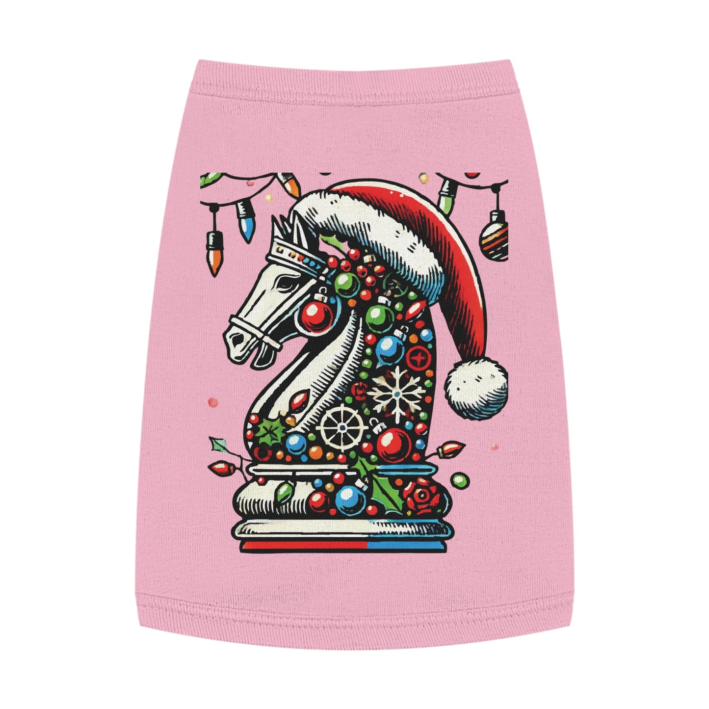 Camiseta para Perro con Diseño Navideño de Caballo en Estilo Pop Art   Pets  36.00 M-Pink