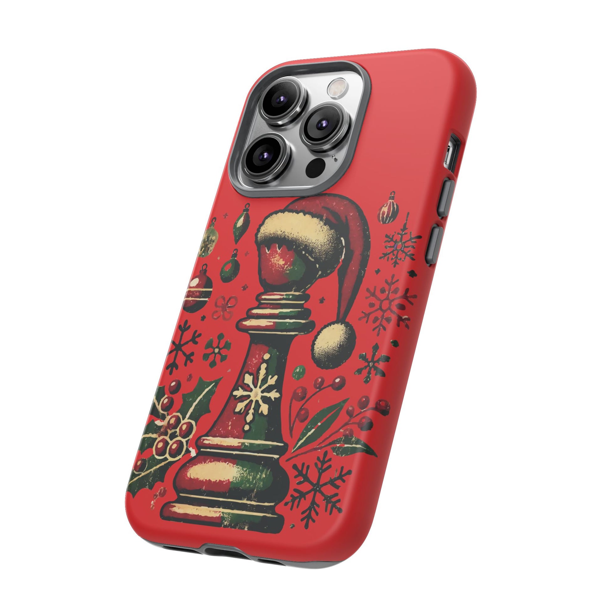 Fundas Tough para Móvil - Alfil Vintage Navideño, Doble Protección   Phone Case