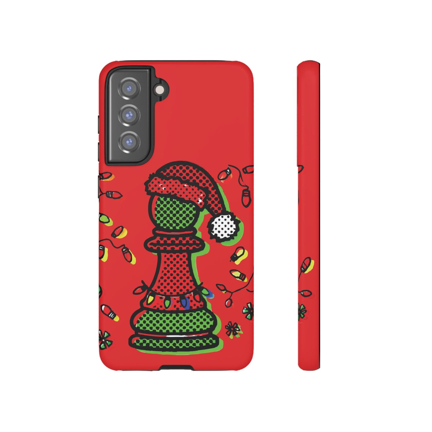 Funda Tough Peón de Ajedrez Navideño Pop Art – iPhone, Samsung y Pixel   Phone Case  24.00 Samsung-Galaxy-S21-FE-Matte