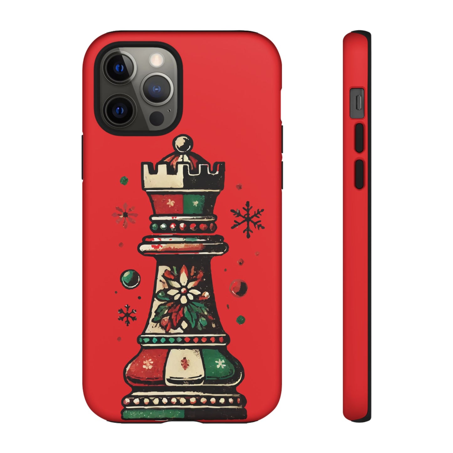 Funda Protectora para Móvil con Diseño de Torre de Ajedrez Vintage Navideño   Phone Case  24.00 iPhone-12-Pro-Matte