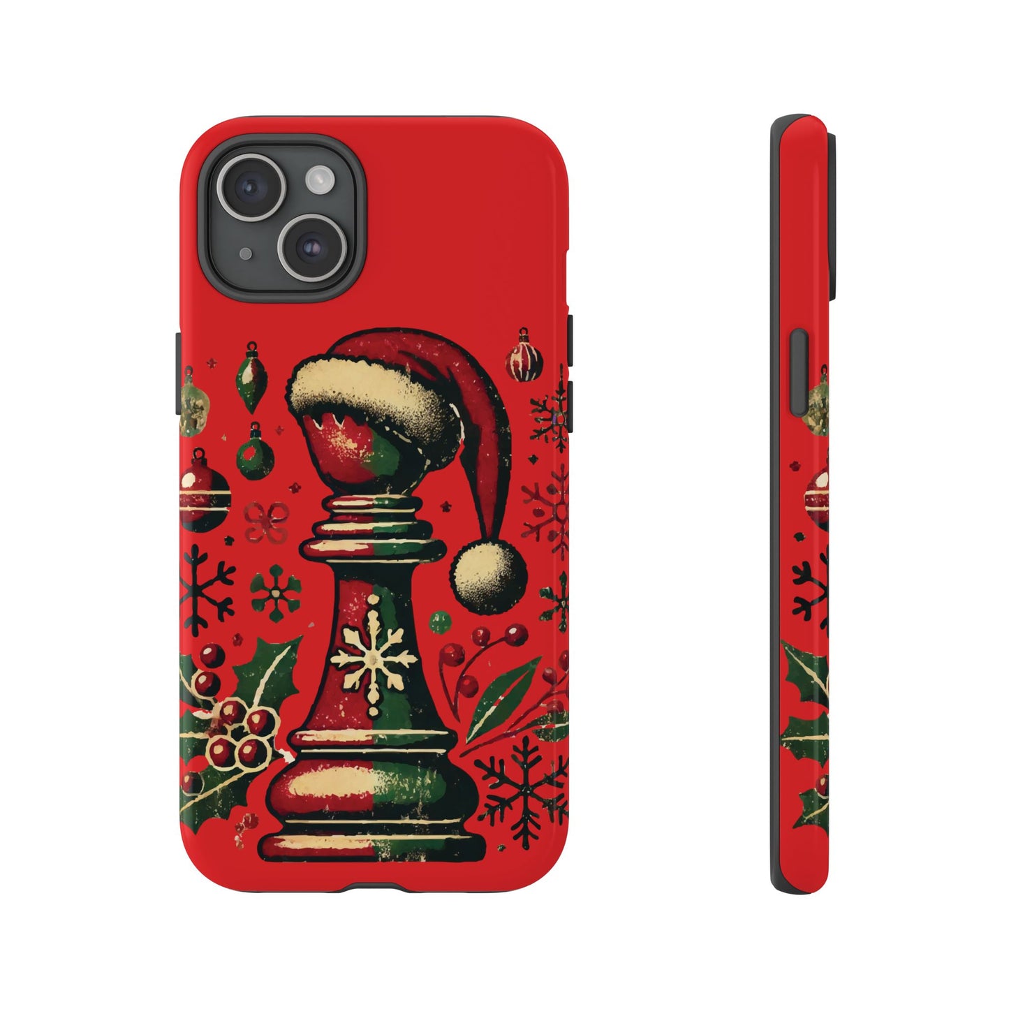 Fundas Tough para Móvil - Alfil Vintage Navideño, Doble Protección   Phone Case  24.00 iPhone-15-Plus-Glossy