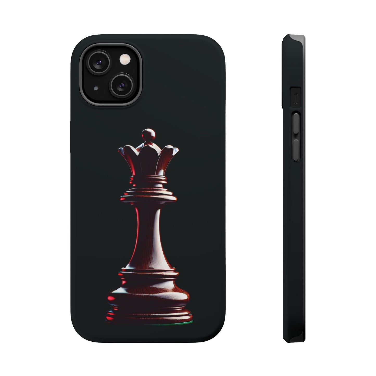 Funda Magnética para iPhone con Diseño Hiperrealista de Reina de Ajedrez