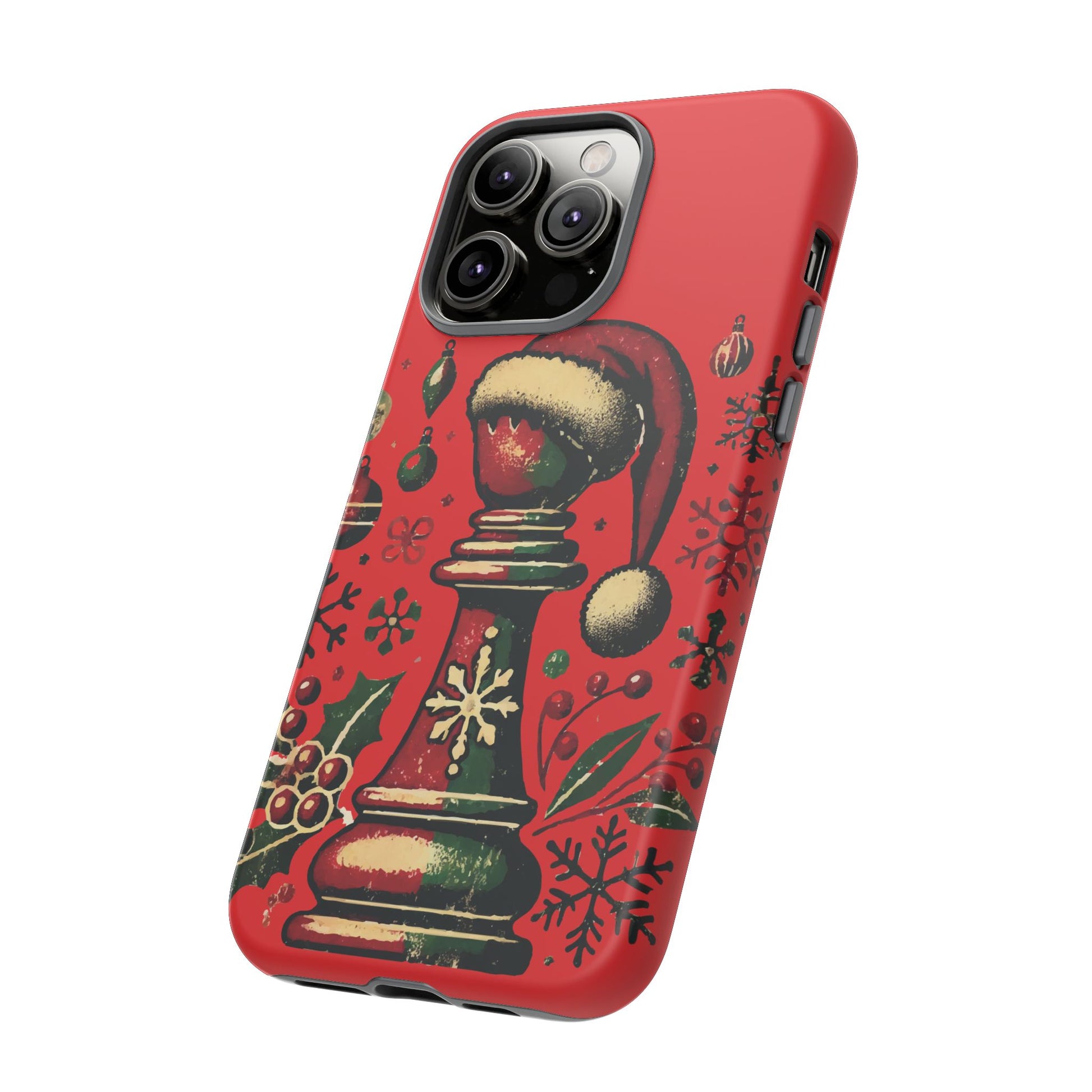 Fundas Tough para Móvil - Alfil Vintage Navideño, Doble Protección   Phone Case