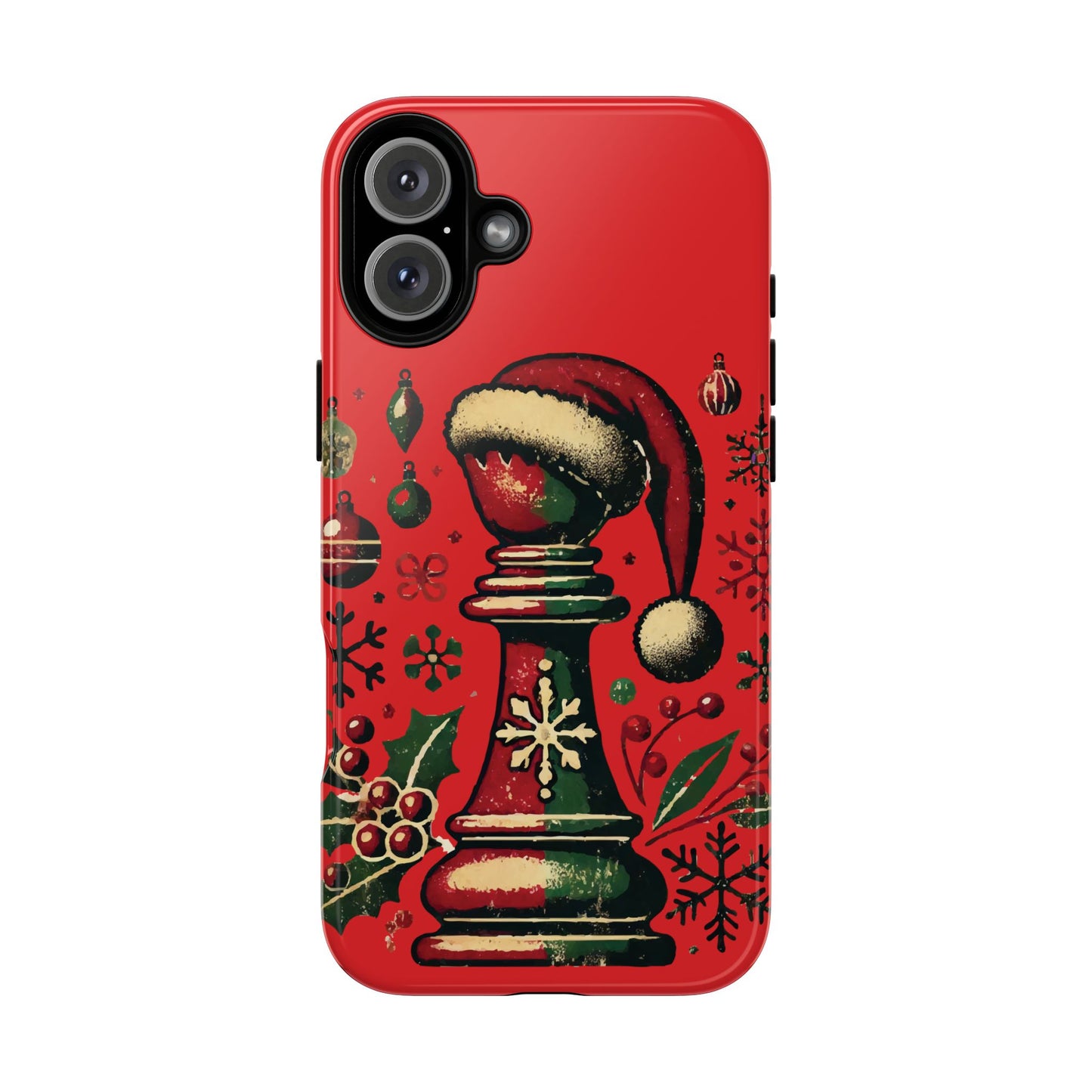 Fundas Tough para Móvil - Alfil Vintage Navideño, Doble Protección   Phone Case  24.00 iPhone-16-Plus-Glossy