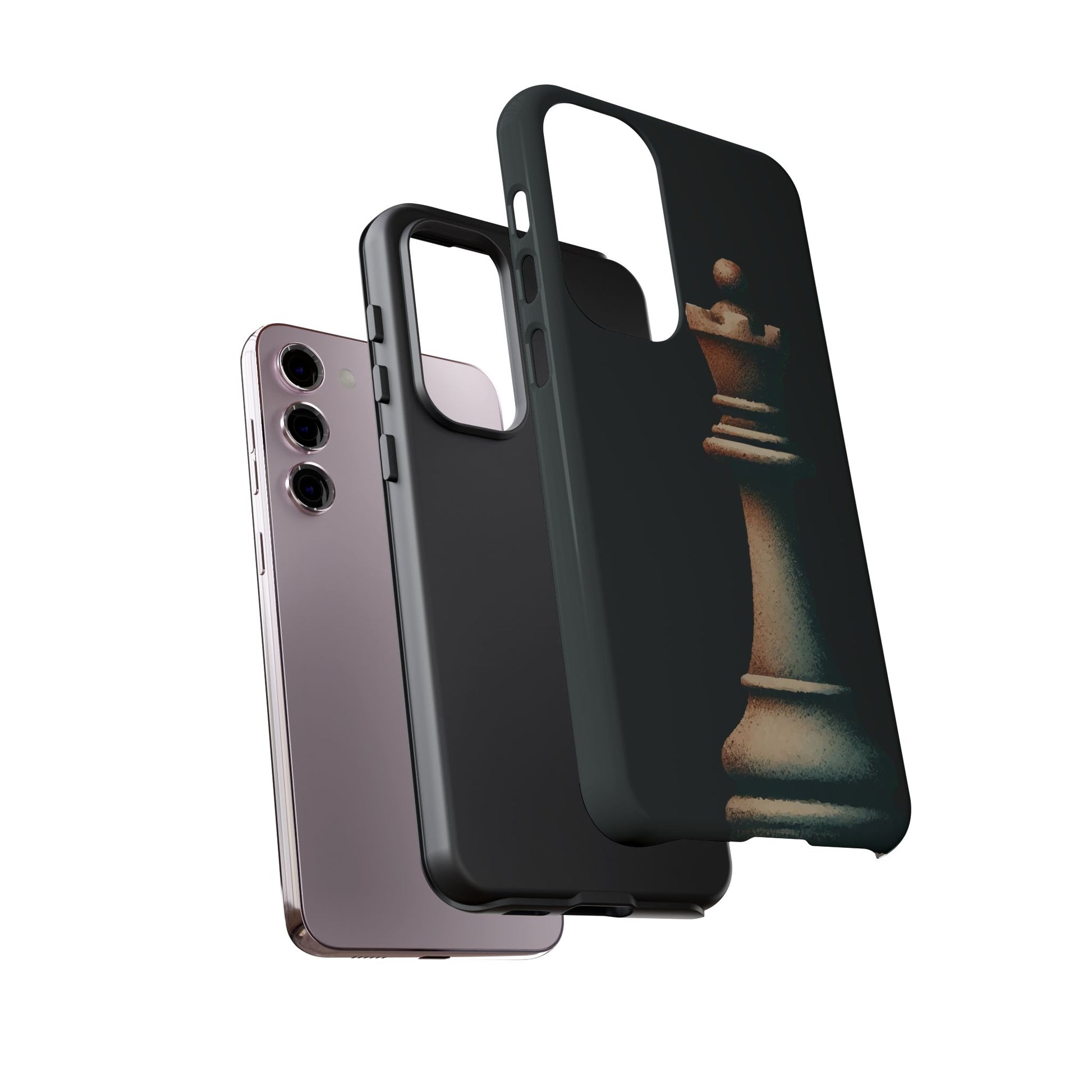 “Tough Phone Case – Vintage Rook Design, Dual-Layer Protection”   Phone Case