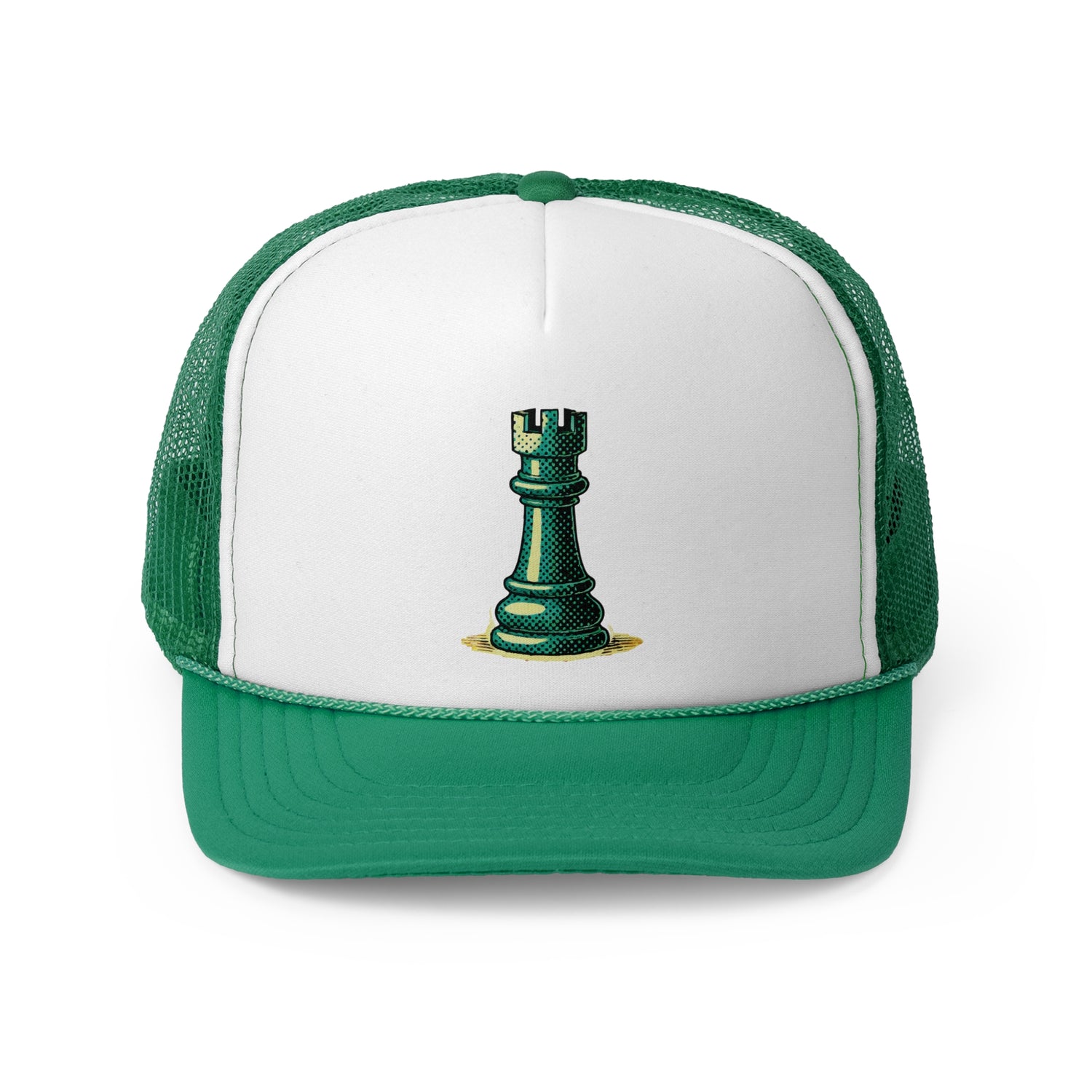 Chess Tower Pop Art Trucker Cap   Hats  27.00 Green-One-size