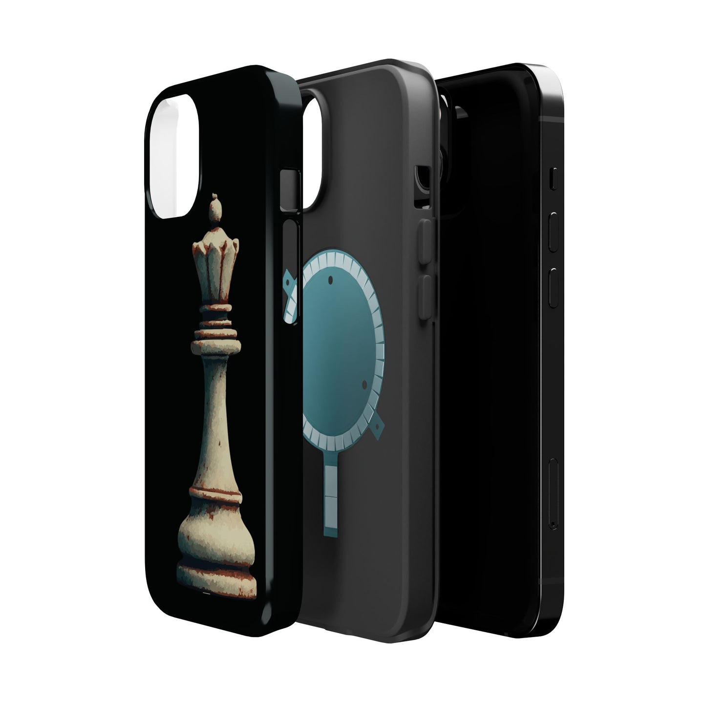 “Funda Magnética Reina de Ajedrez – Protección Robusta y Estilo Retro”   Phone Case