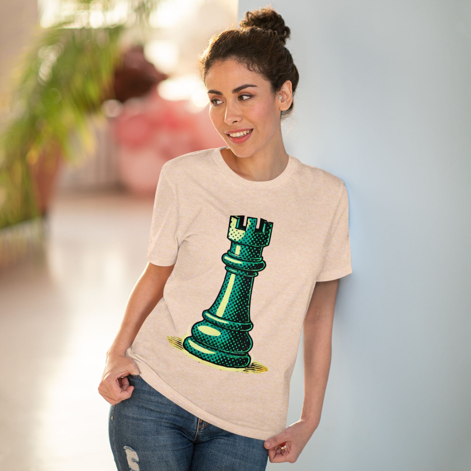 Chess Tower Organic cotton T-shirt   T-Shirt