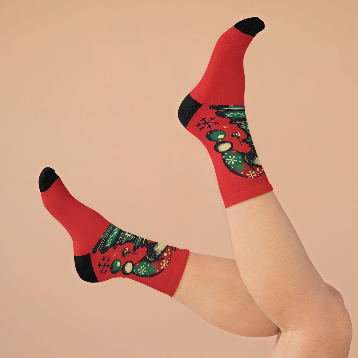 Calcetines de Navidad - Rey Vintage, Unisex y Ecológicos   All Over Prints