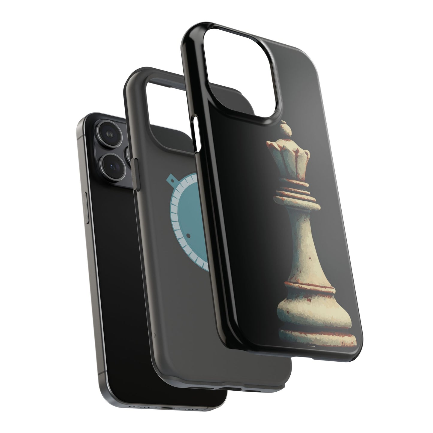 “Funda Magnética Reina de Ajedrez – Protección Robusta y Estilo Retro”   Phone Case