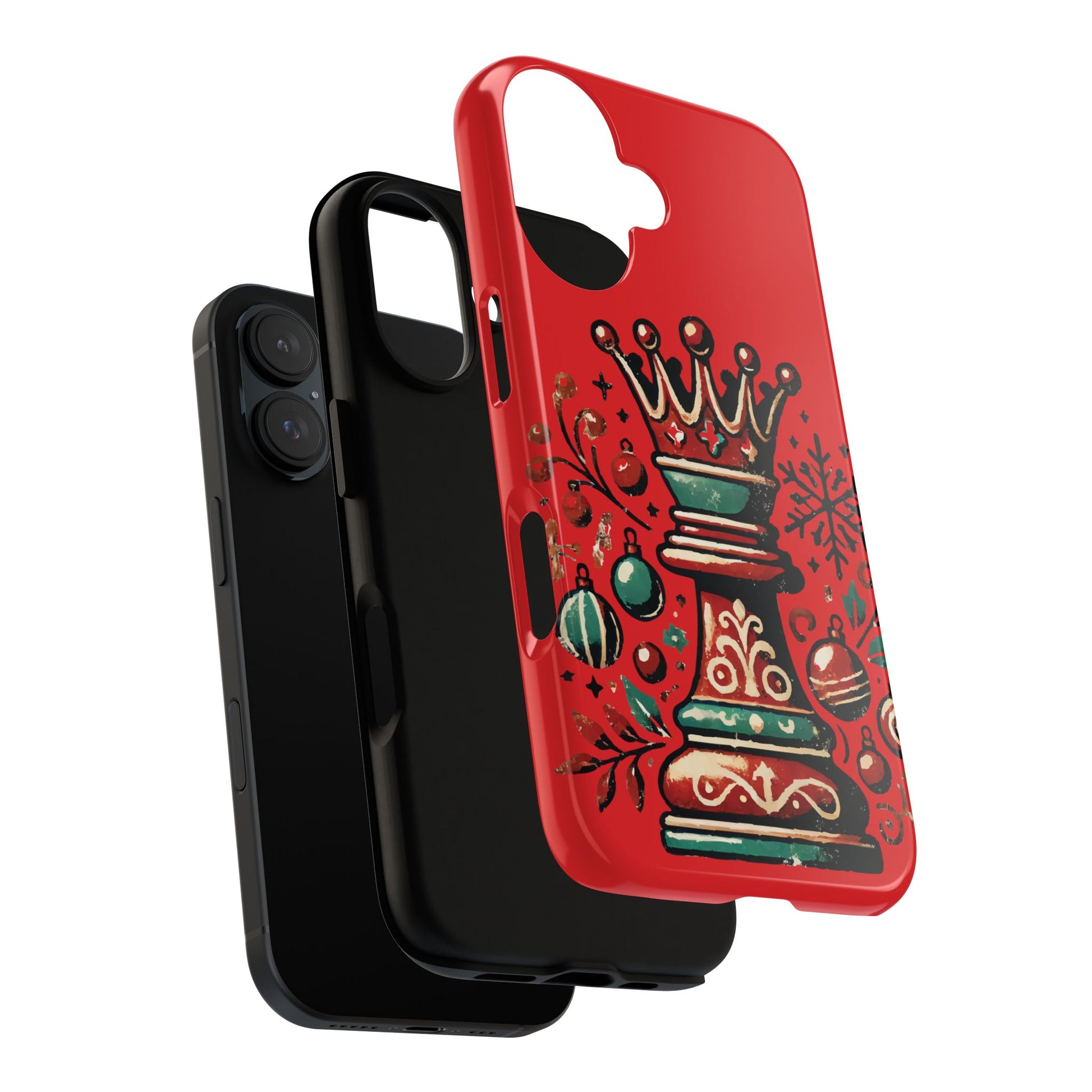 Funda Tough Case Reina Ajedrez Vintage Navideño – Protección y Estilo   Phone Case