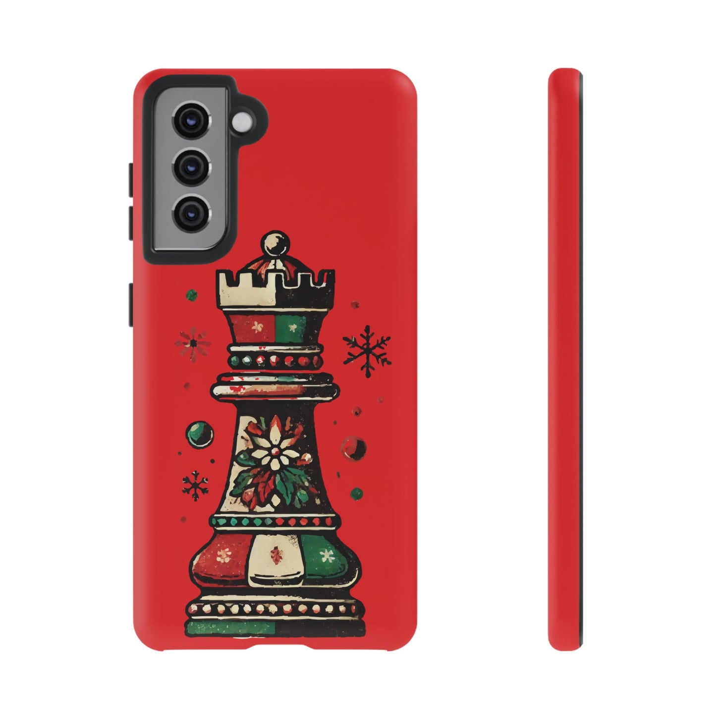 Funda Protectora para Móvil con Diseño de Torre de Ajedrez Vintage Navideño   Phone Case  24.00 Samsung-Galaxy-S21-Matte