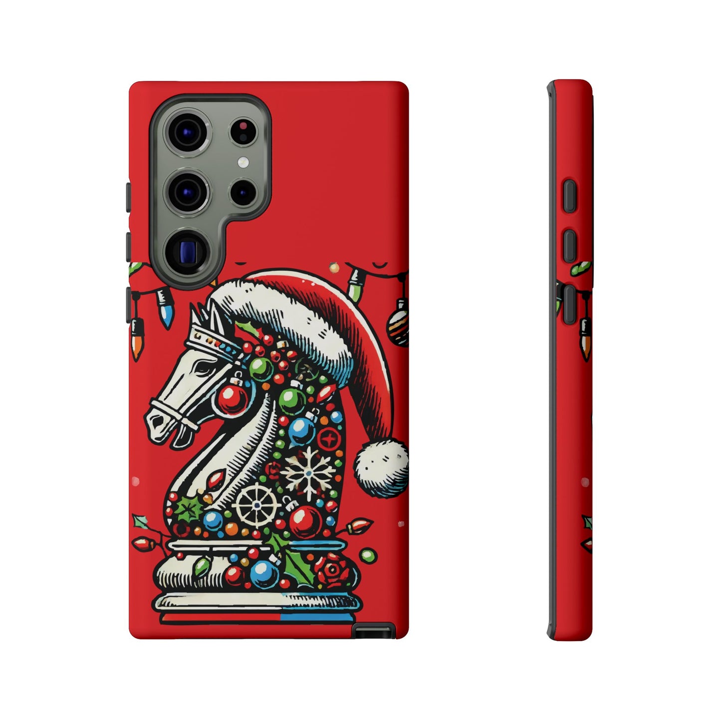 Funda Tough Navidad - Caballo Ajedrez Pop Art para iPhone, Samsung y Pixel   Phone Case  24.00 Samsung-Galaxy-S23-Ultra-Matte