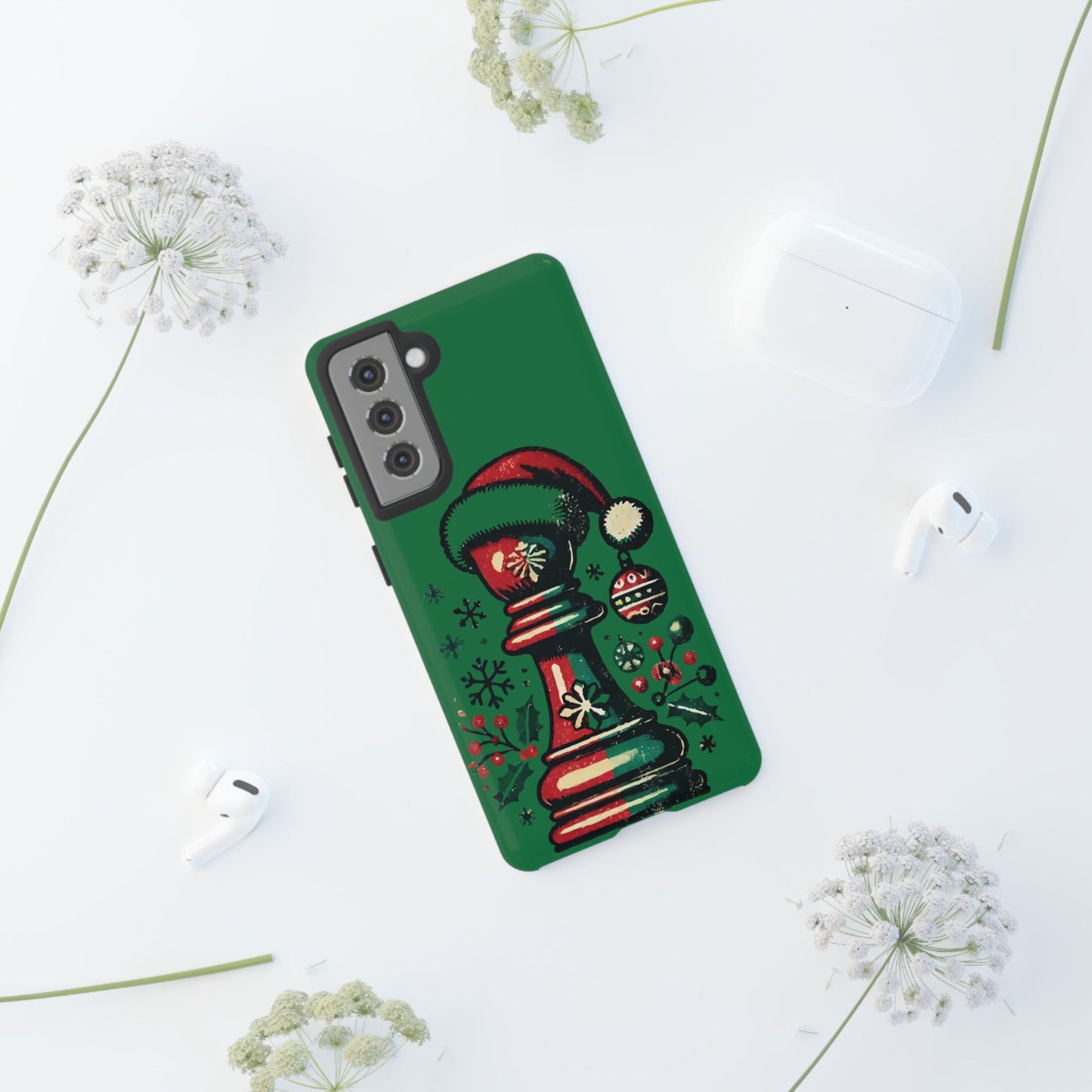 Funda Tough Case Peón Vintage Navidad - iPhone, Samsung, Google Pixel   Phone Case