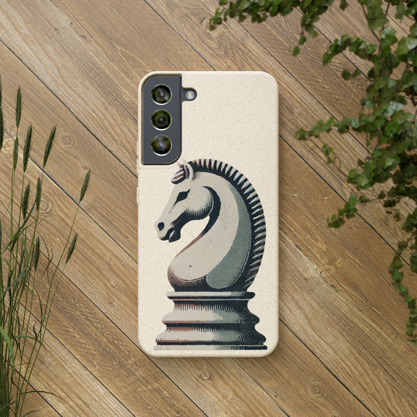 “Biodegradable Phone Case – Vintage Knight Design, Eco-Friendly Choice”   Phone Case