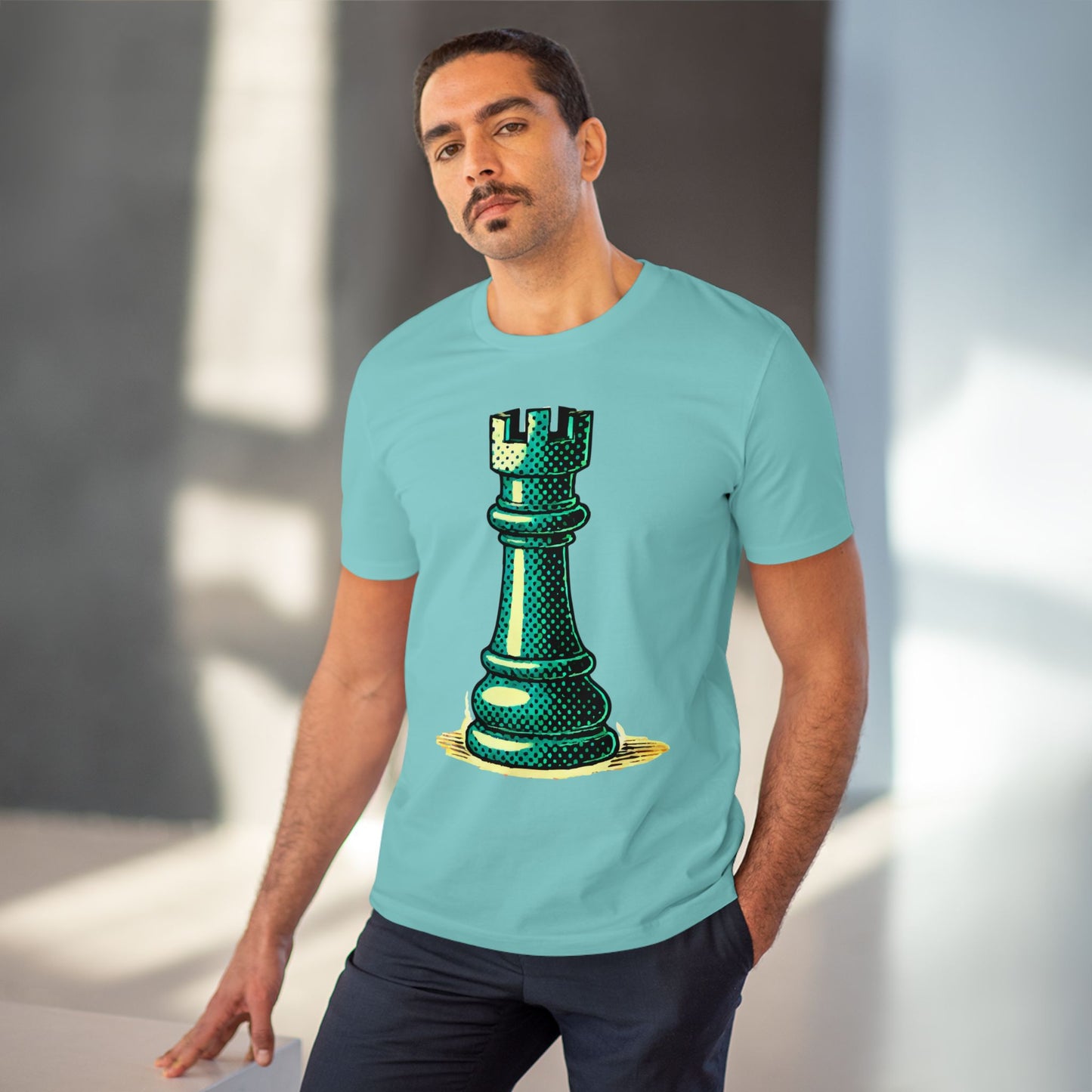 Chess Tower Organic cotton T-shirt   T-Shirt