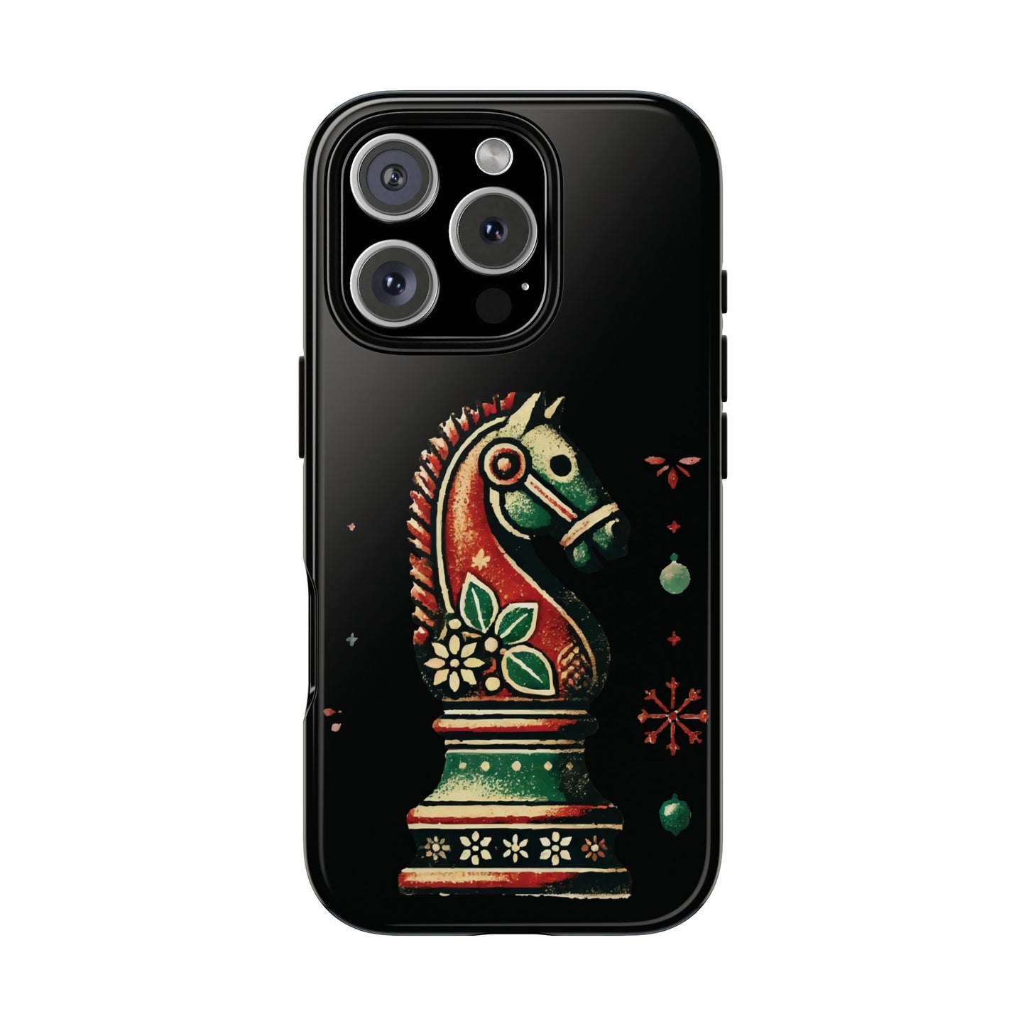 Funda Tough Case Vintage Caballo de Ajedrez – Estilo Navideño   Phone Case  24.00 iPhone-16-Pro-Glossy