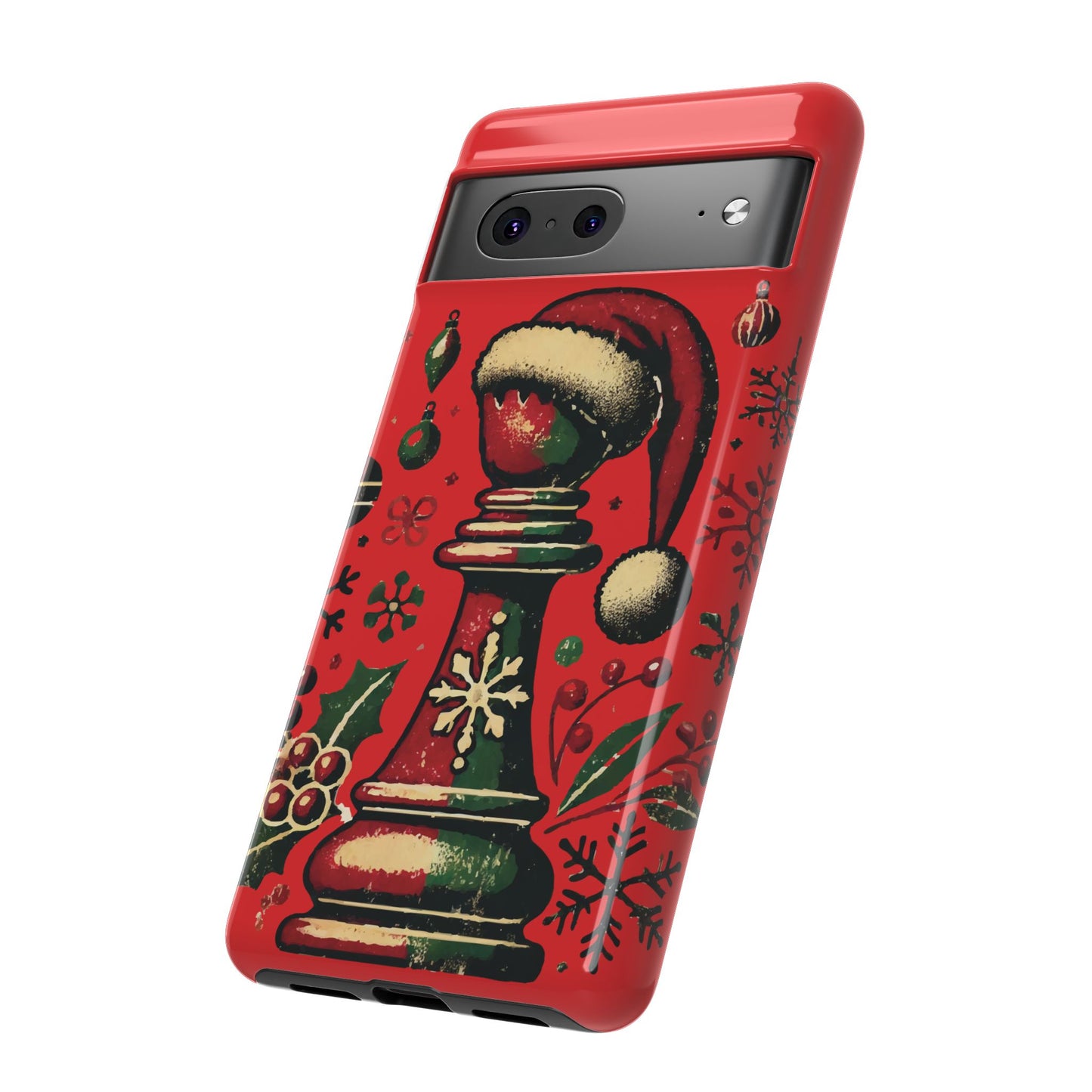 Fundas Tough para Móvil - Alfil Vintage Navideño, Doble Protección   Phone Case