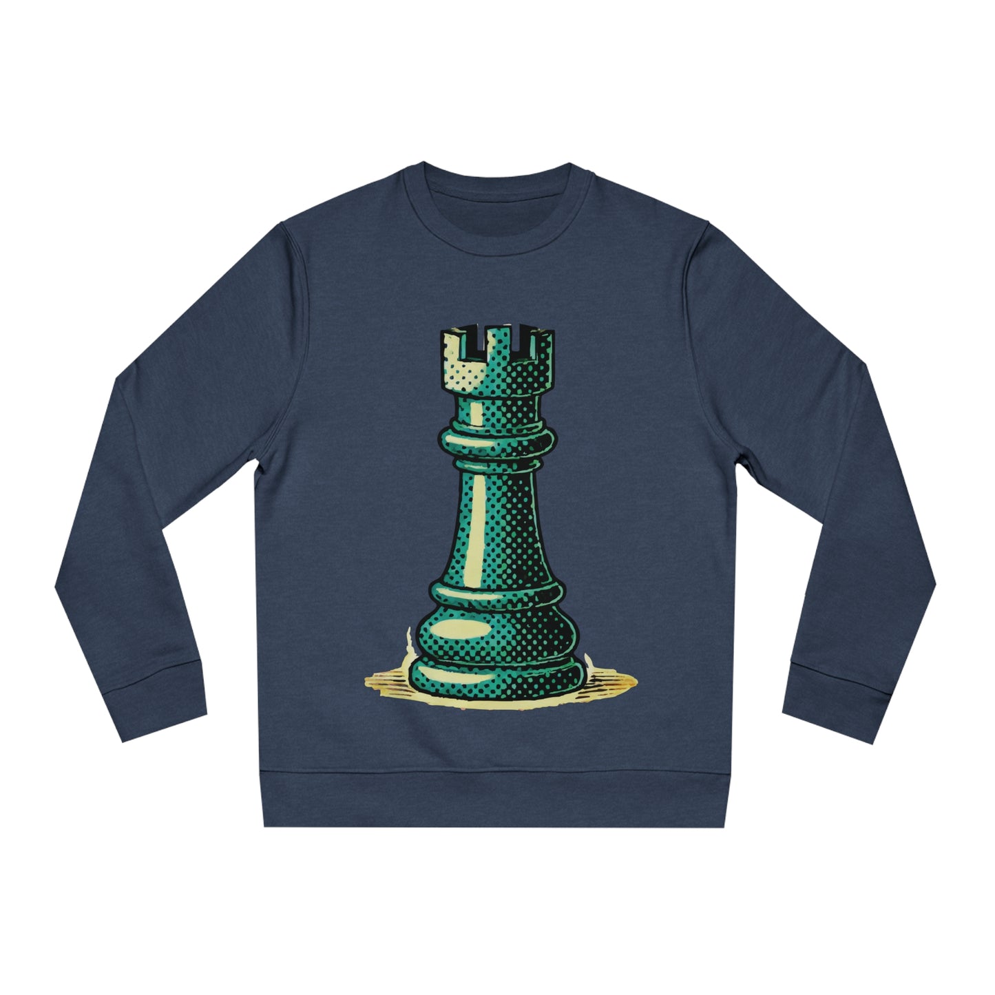 Chess Tower Unisex Sweatshirt   Sweatshirt  72.00 Dark-Heather-Blue-2XL