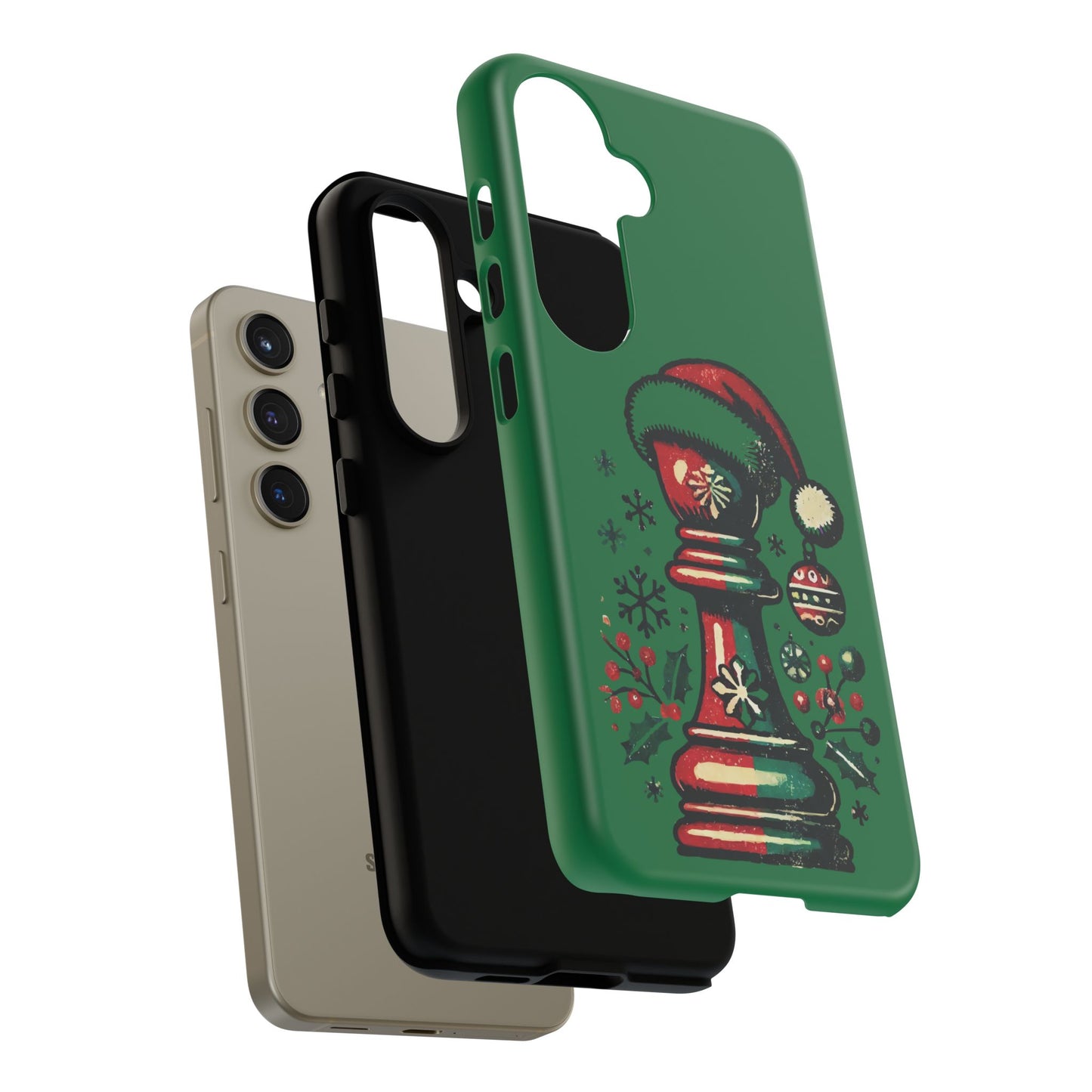 Funda Tough Case Peón Vintage Navidad - iPhone, Samsung, Google Pixel   Phone Case