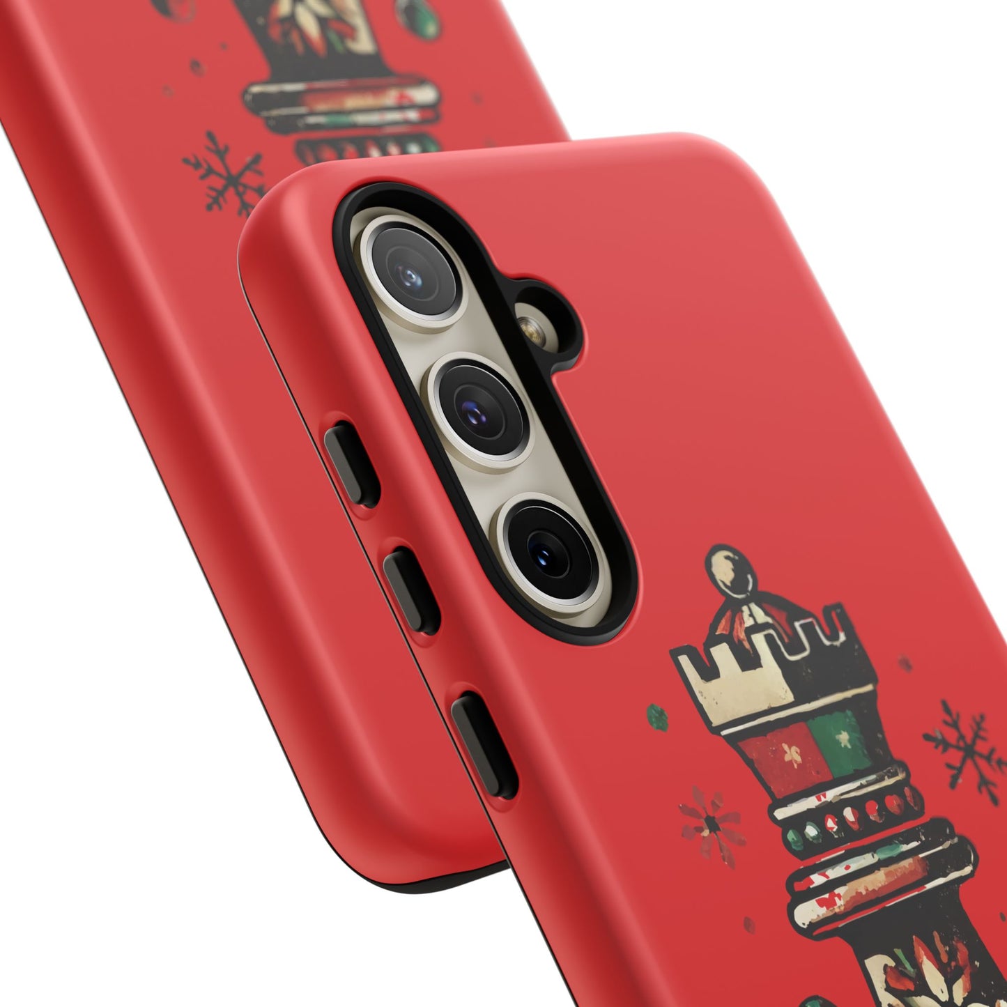 Funda Protectora para Móvil con Diseño de Torre de Ajedrez Vintage Navideño   Phone Case