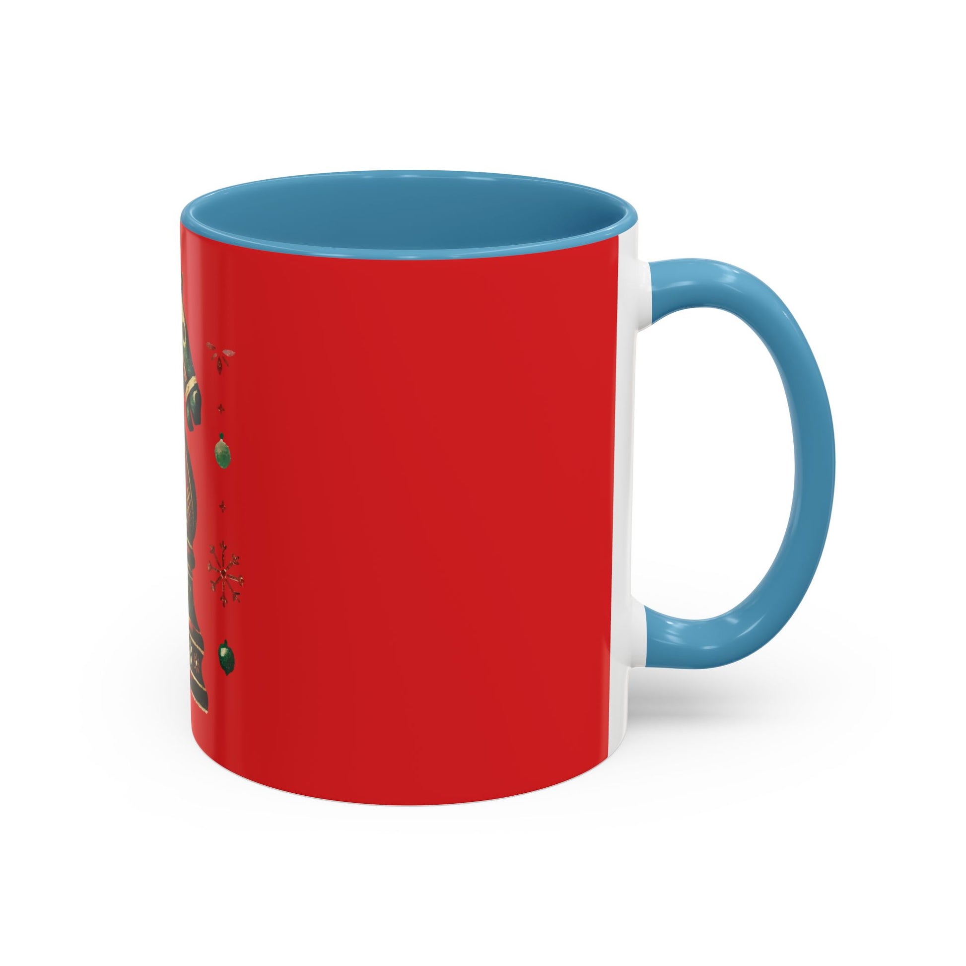 Taza Navideña Vintage de Caballo Ajedrez – Edición Especial Navidad   Mug