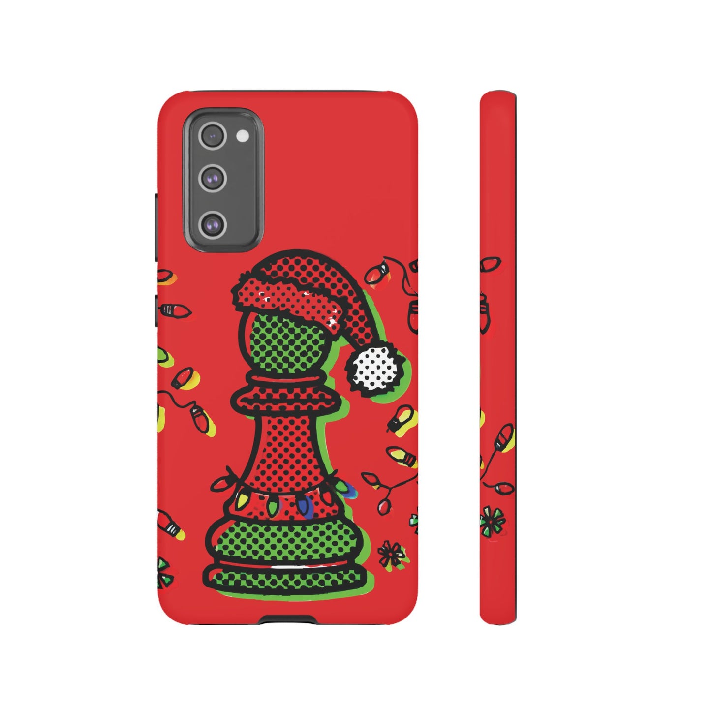 Funda Tough Peón de Ajedrez Navideño Pop Art – iPhone, Samsung y Pixel   Phone Case  24.00 Samsung-Galaxy-S20-FE-Matte